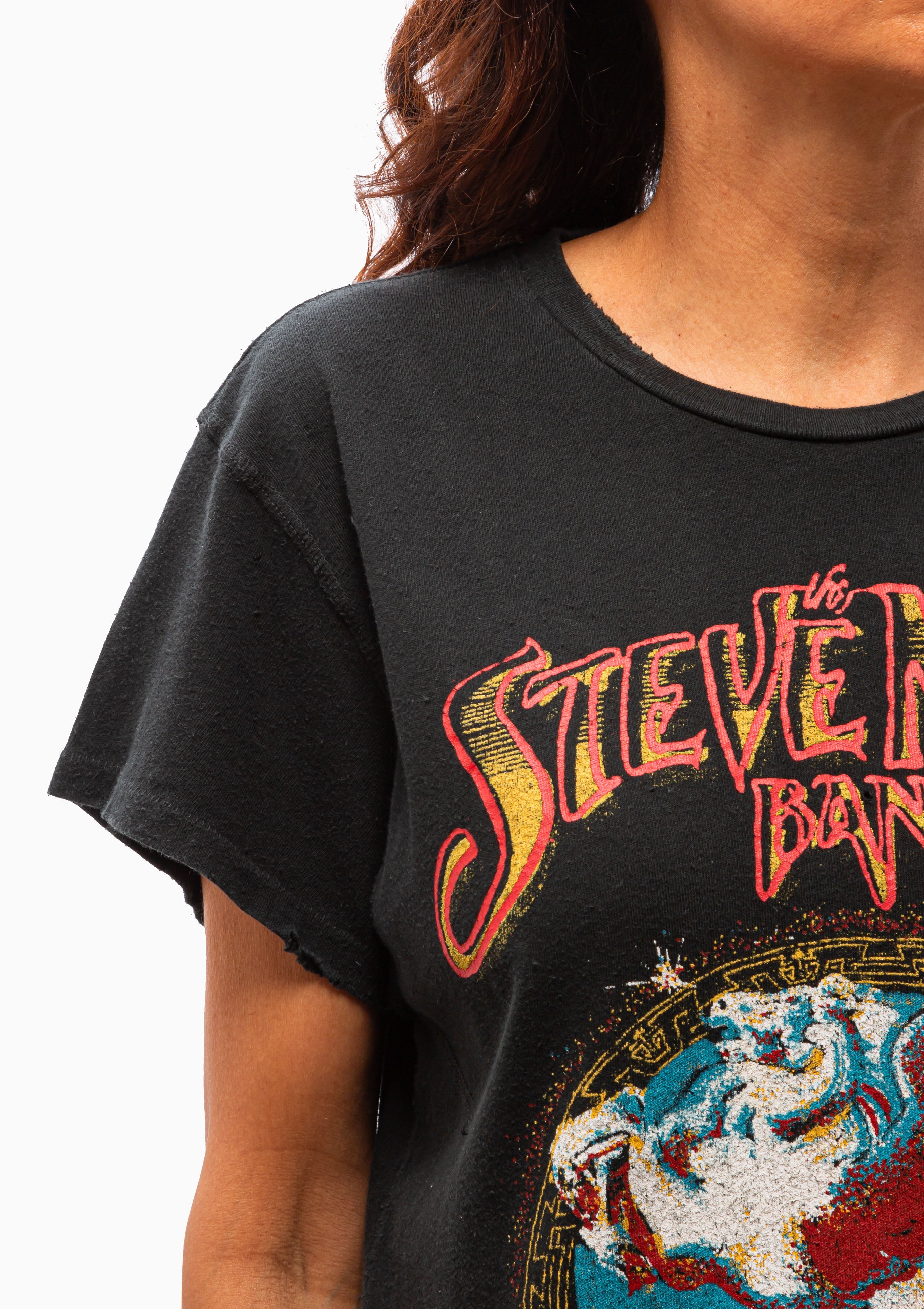 Steve Miller Band Crew Tee | Coal Pigment