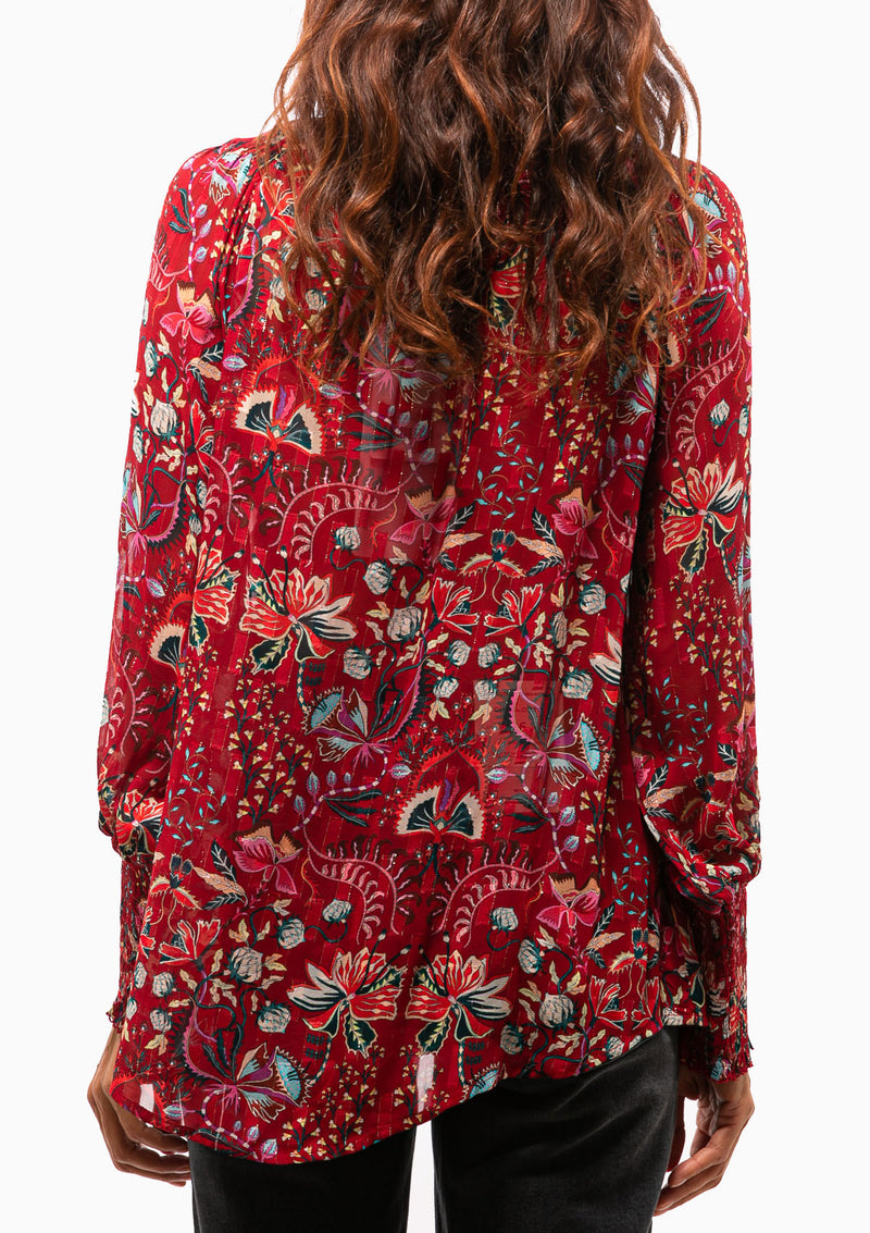 Palermo Julieta Blouse | Red Berrie