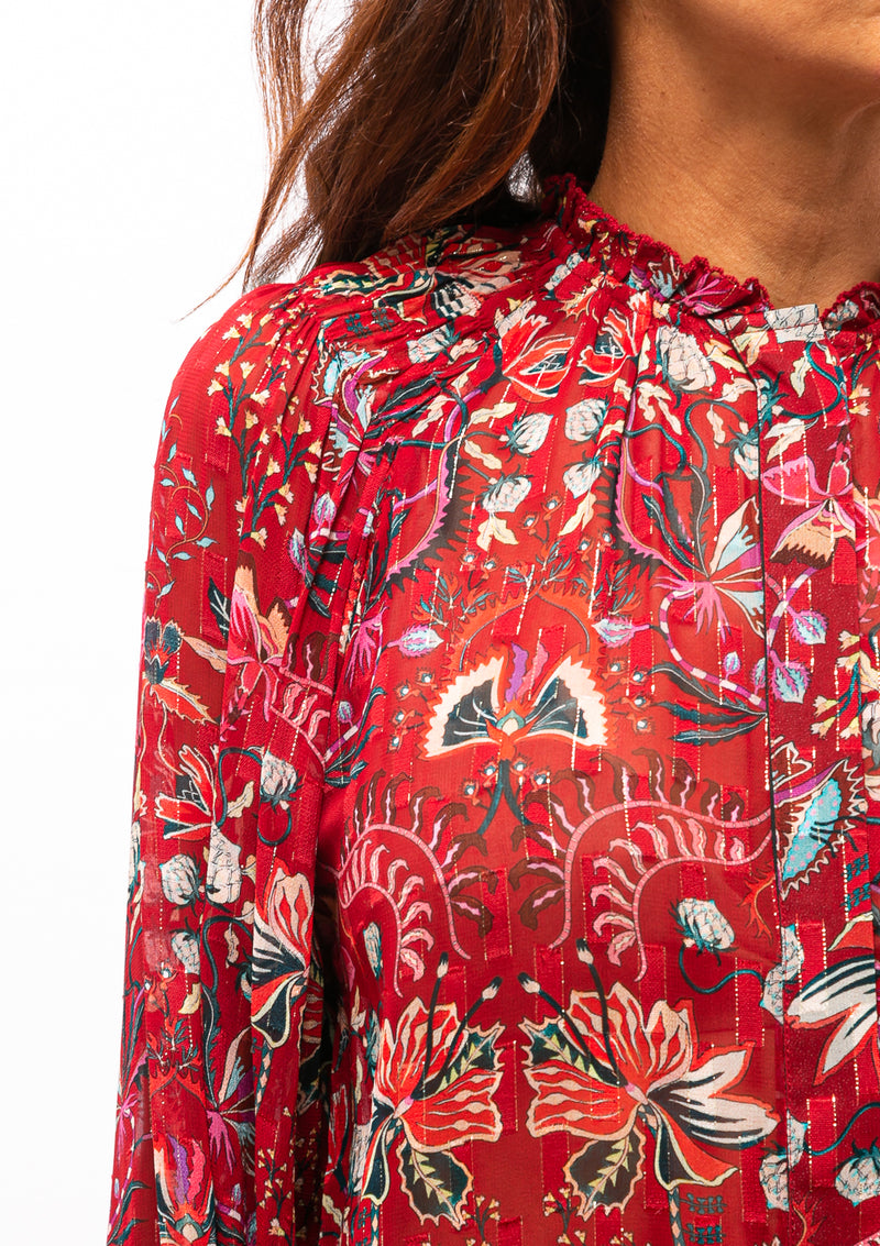 Palermo Julieta Blouse | Red Berrie