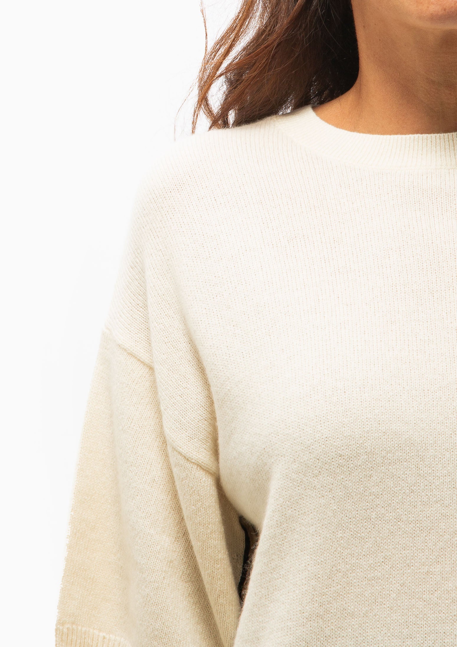 Drop Shoulder T-Shirt | Ivory