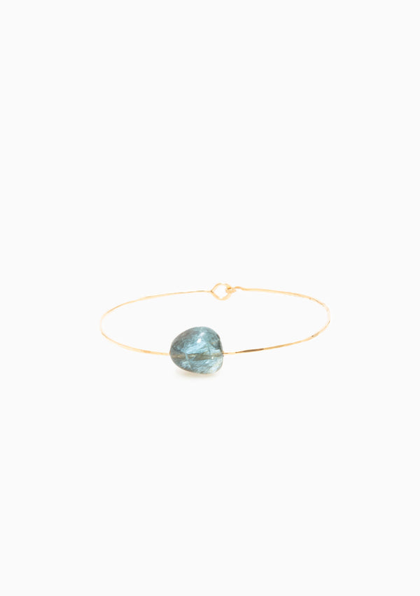 Stone Cuff | Moss Aquamarine | Medium