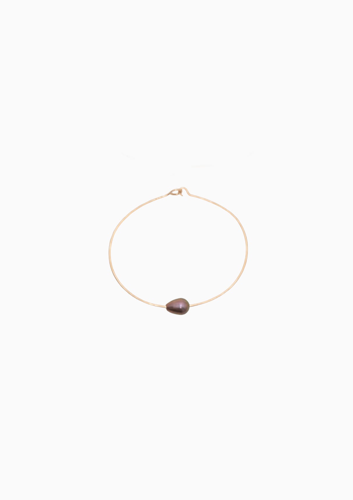 Petite Baroque Pearl Cuff, Silver | Medium