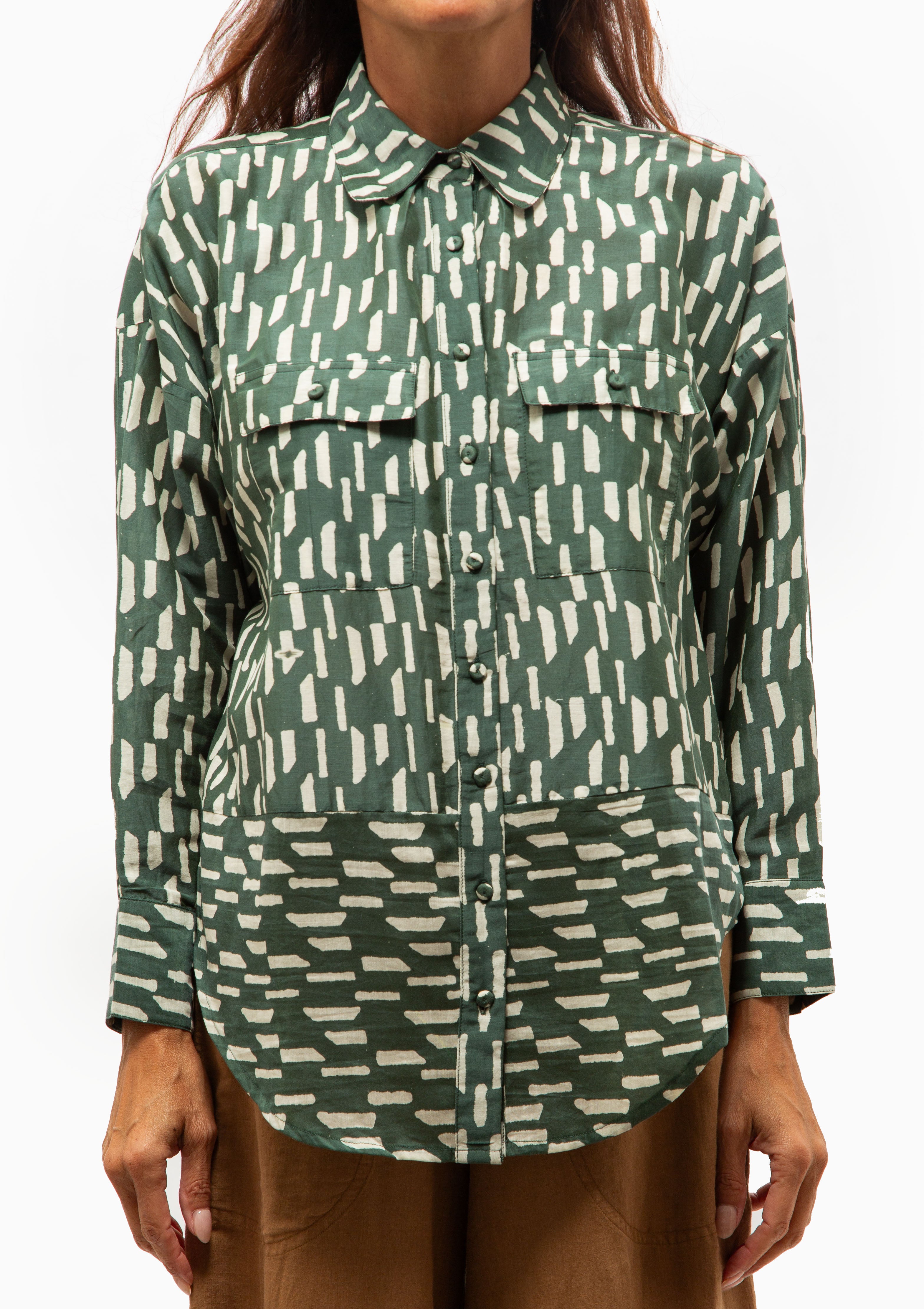 Kyoto Shirt | Verdure Rainfall