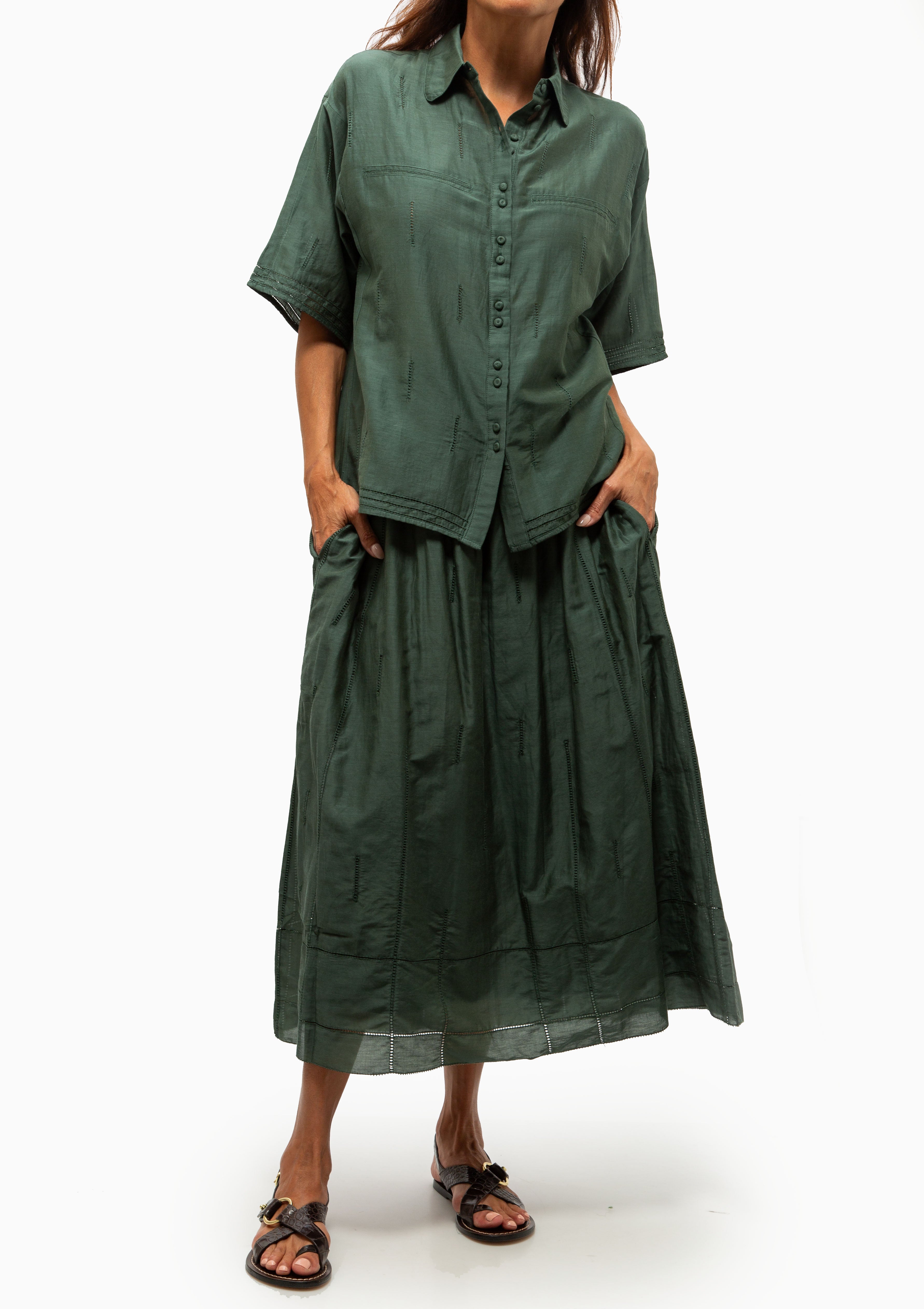 Kyoto Short Sleeved Shirt | Verdure