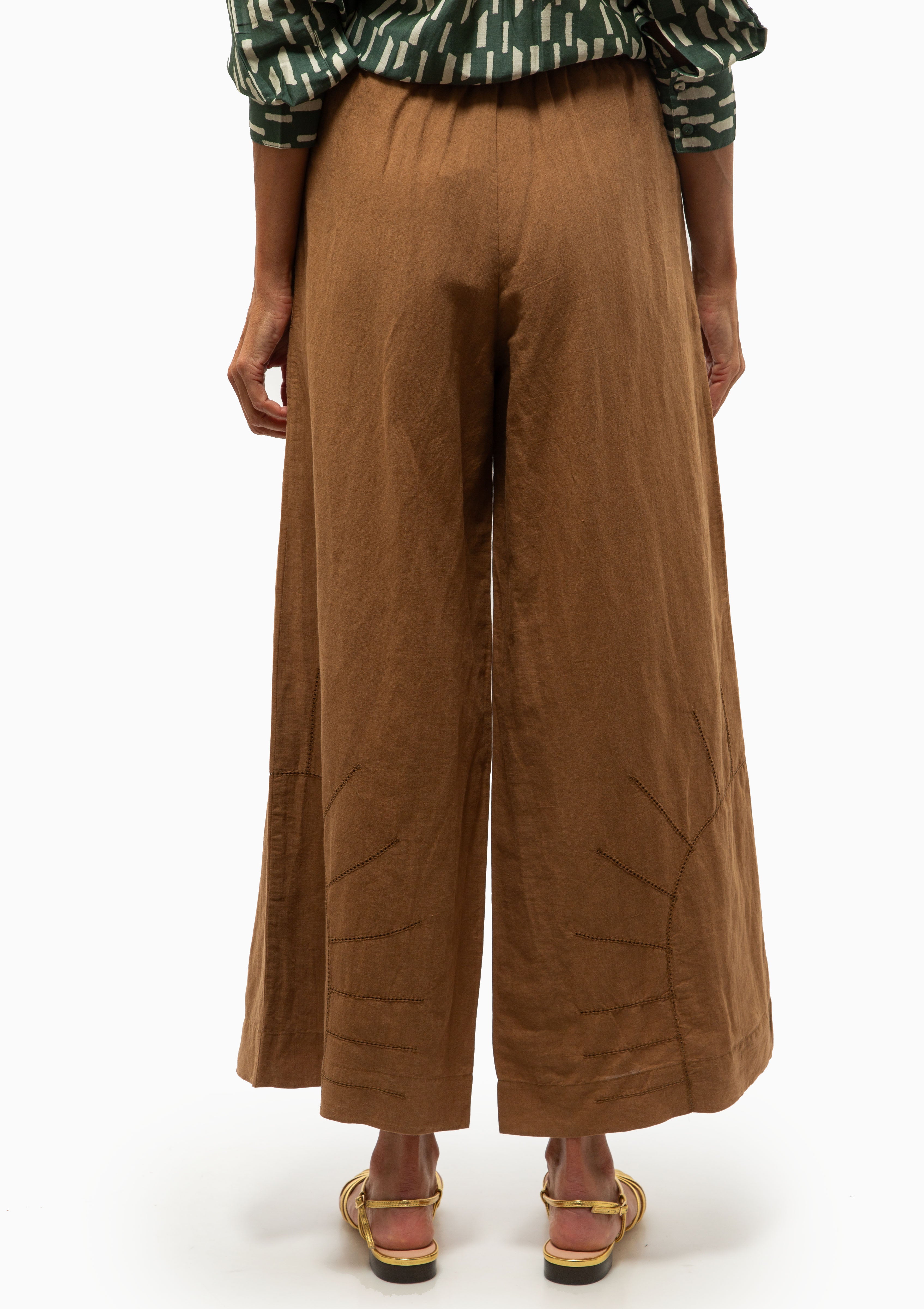 Mirth Pant | Brownie Linen