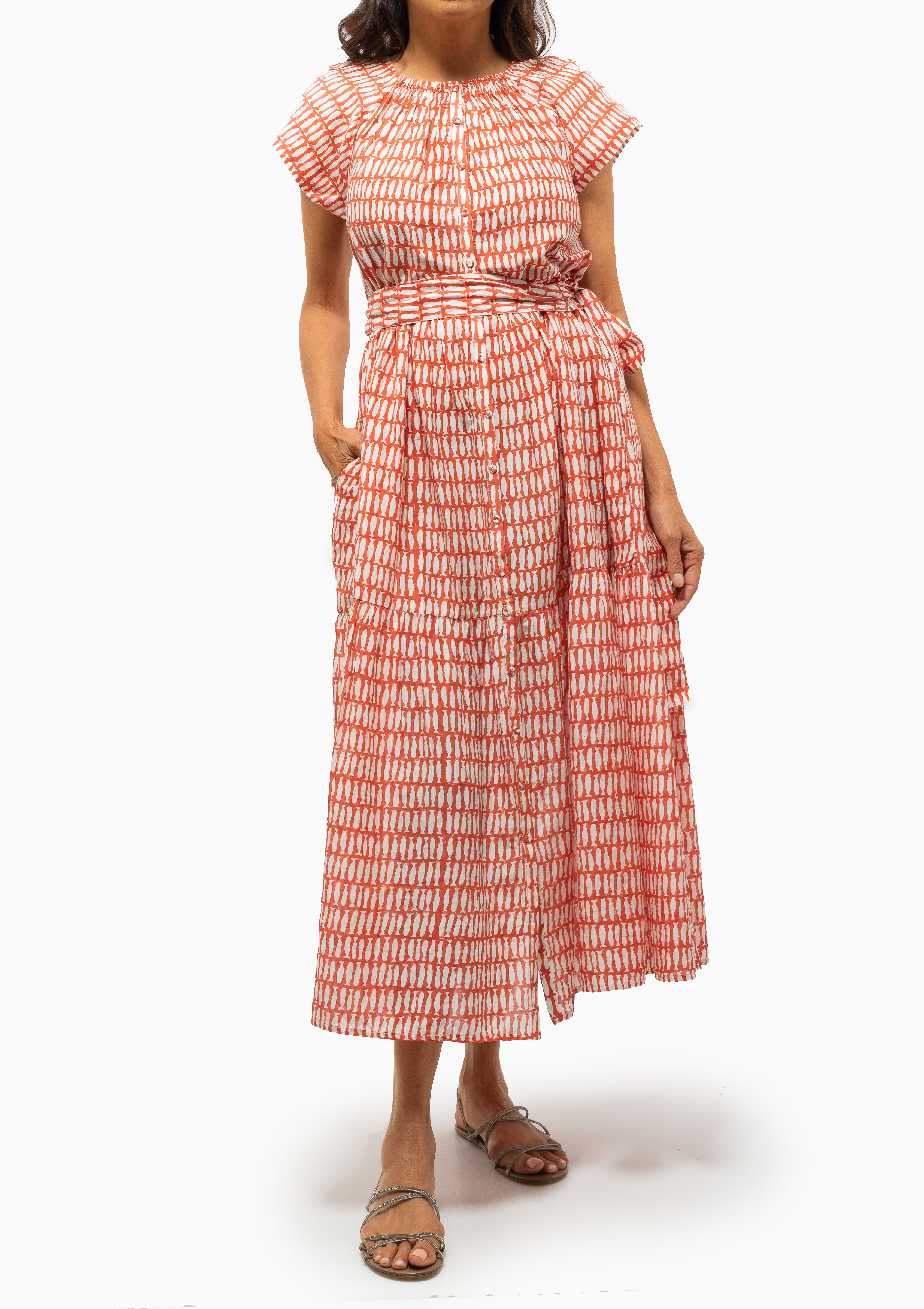 Vienna Maxi Dress | Lobster Minnow
