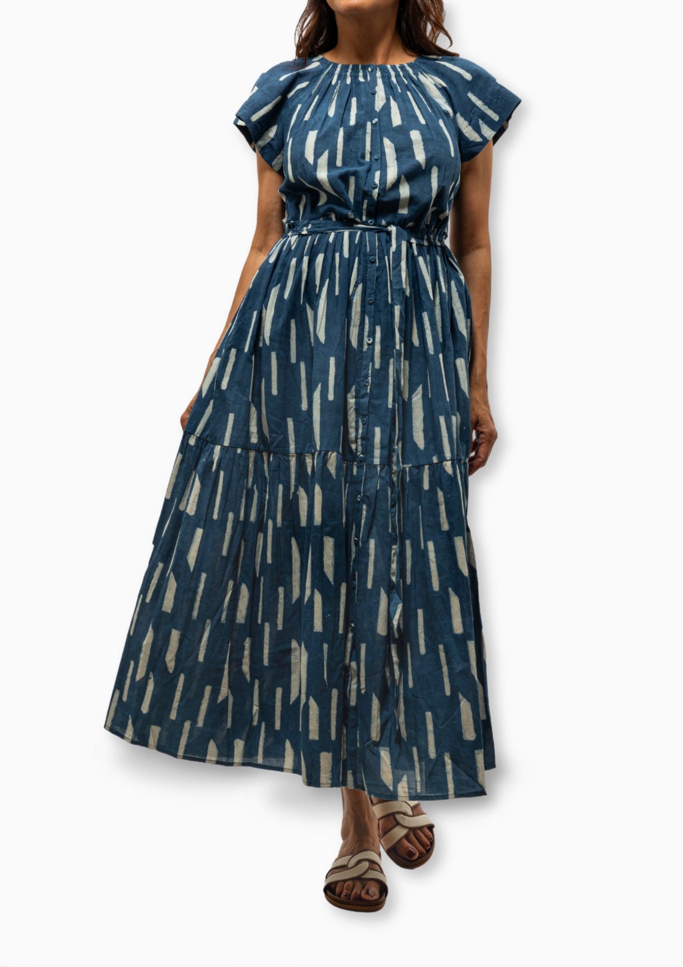 Vienna Maxi Dress | Indigo Rainfall