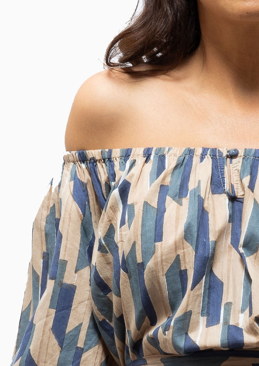 Capri Dress | Cerulean Rainfall