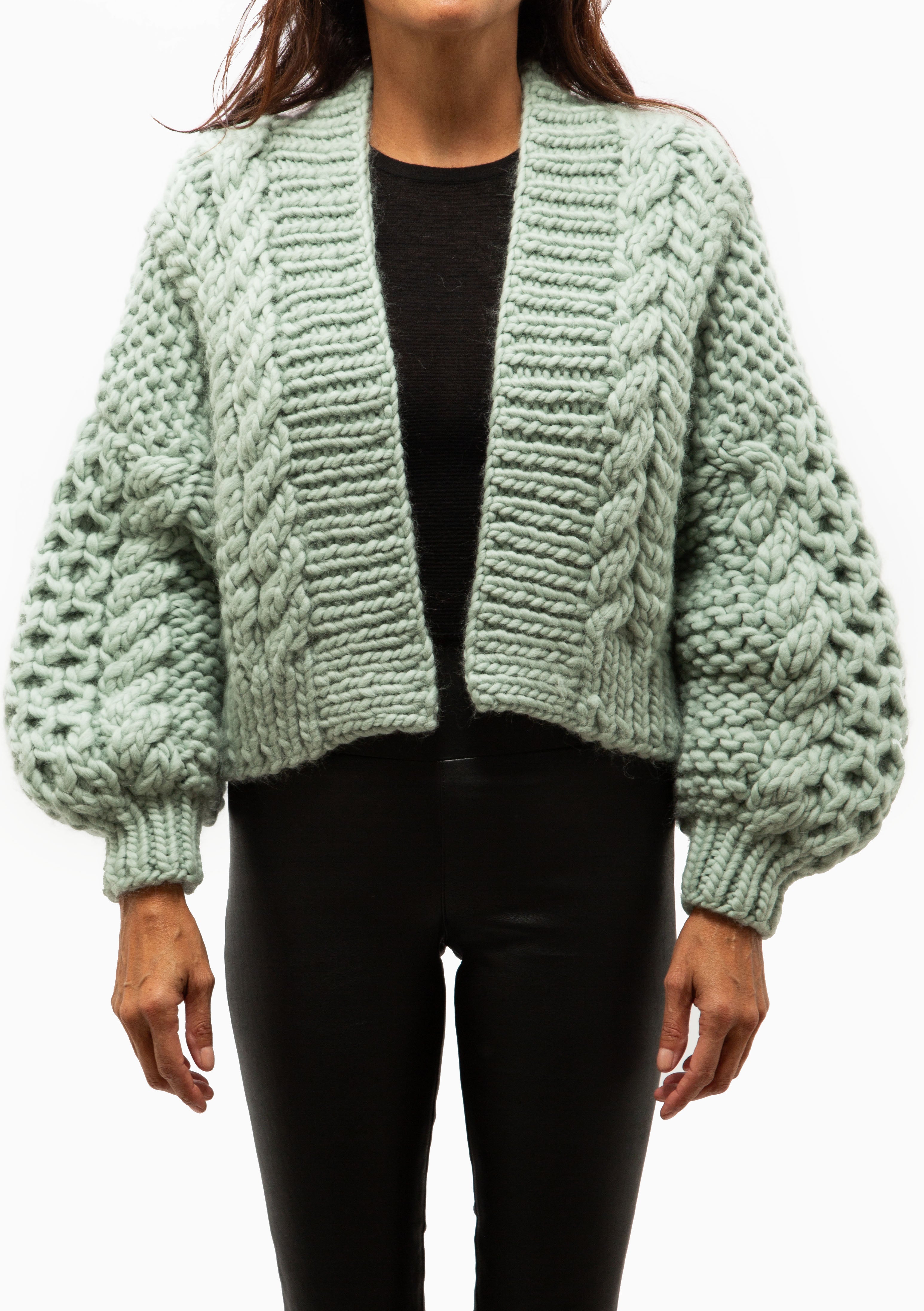 Honey Cardigan | Sea Foam