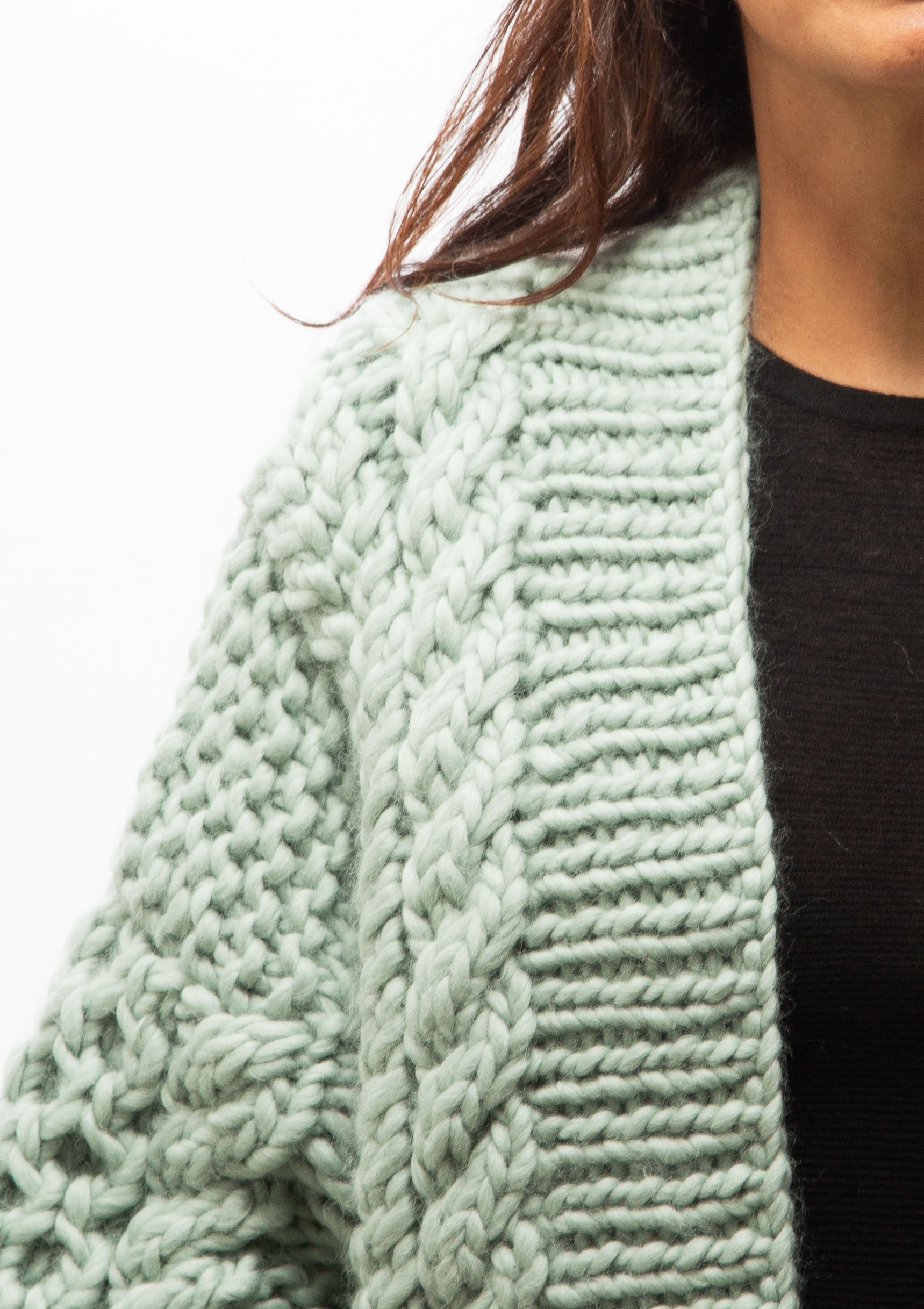 Honey Cardigan | Sea Foam