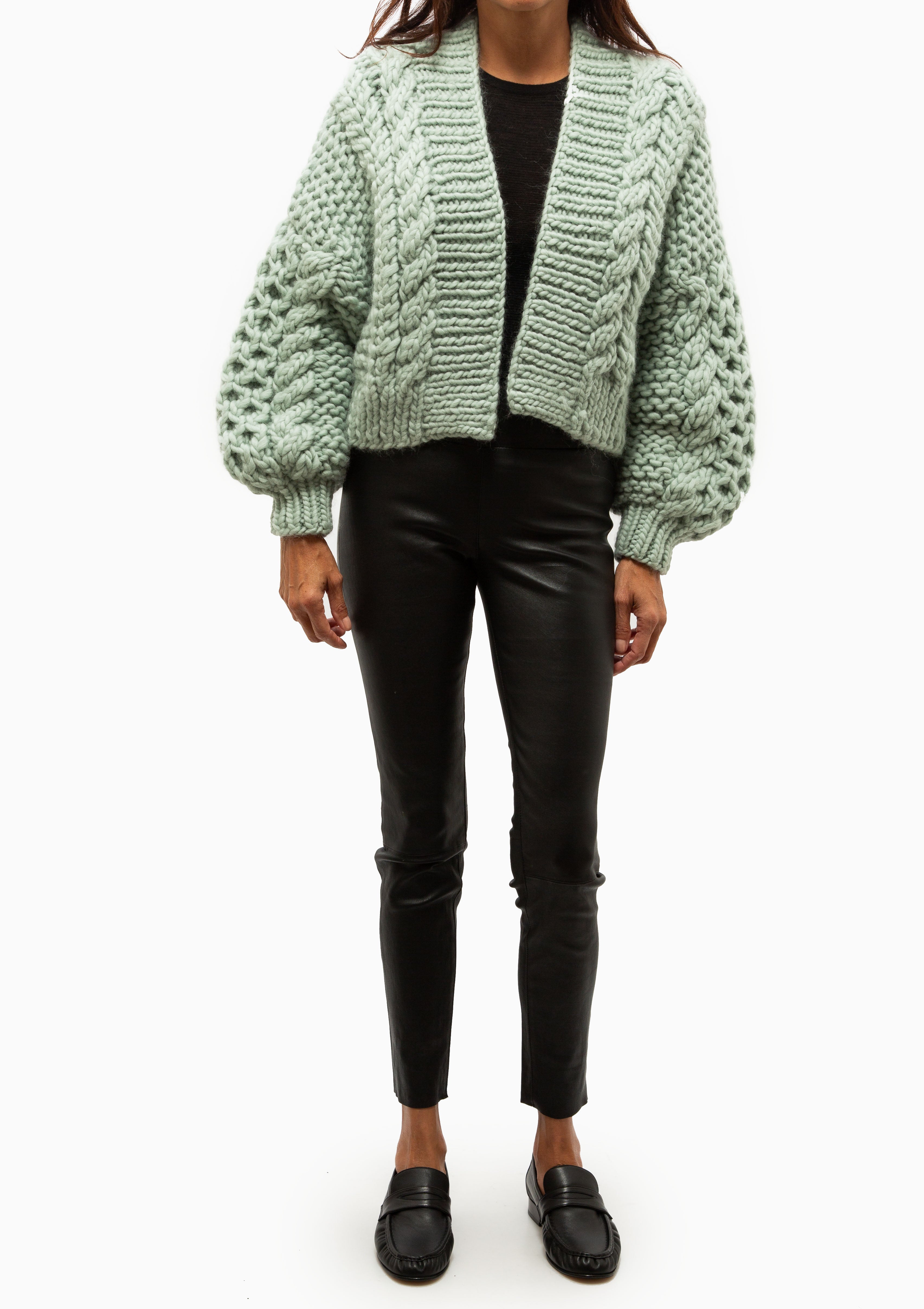 Honey Cardigan | Sea Foam