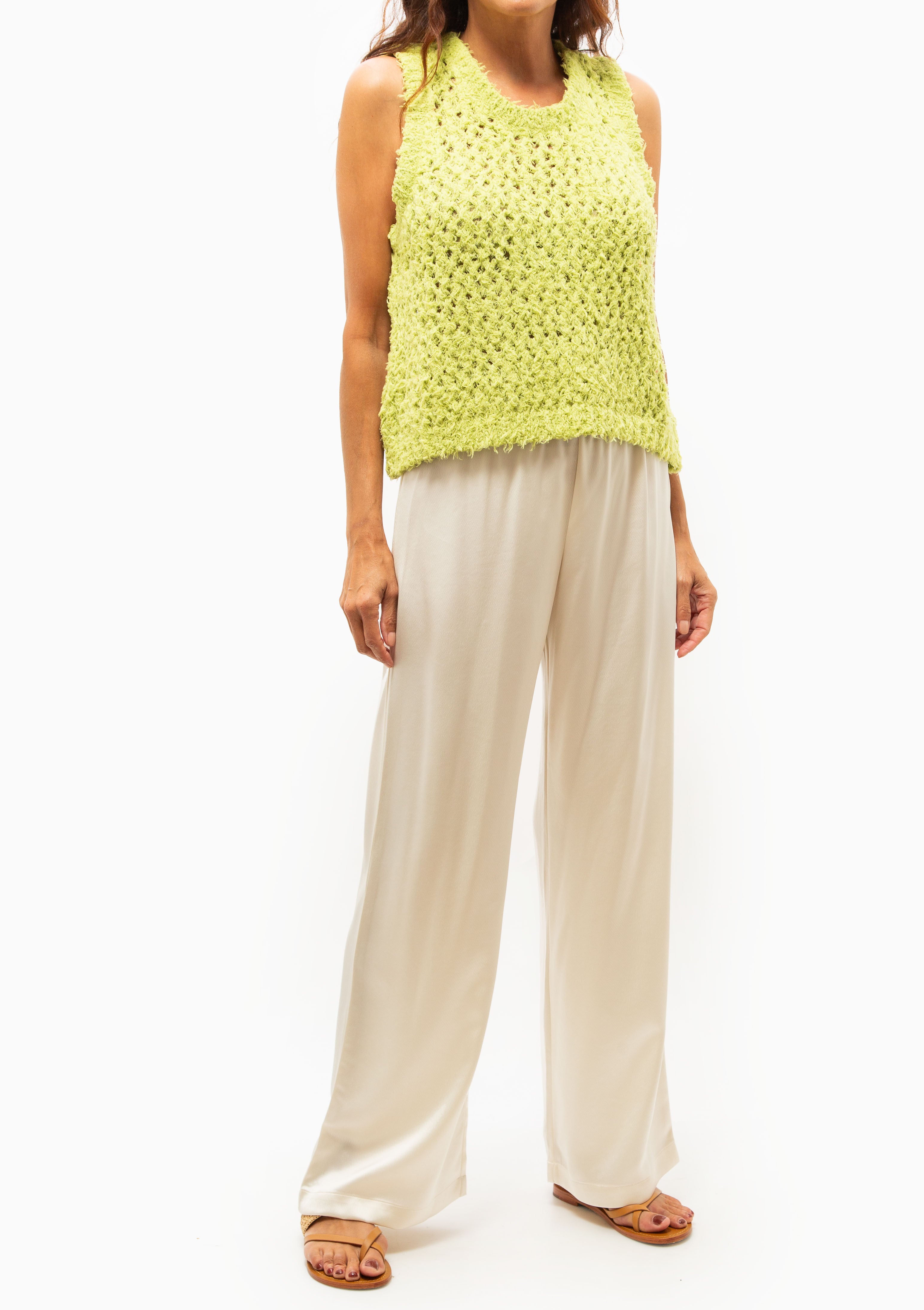 Erin Knit Tank Top | Olive