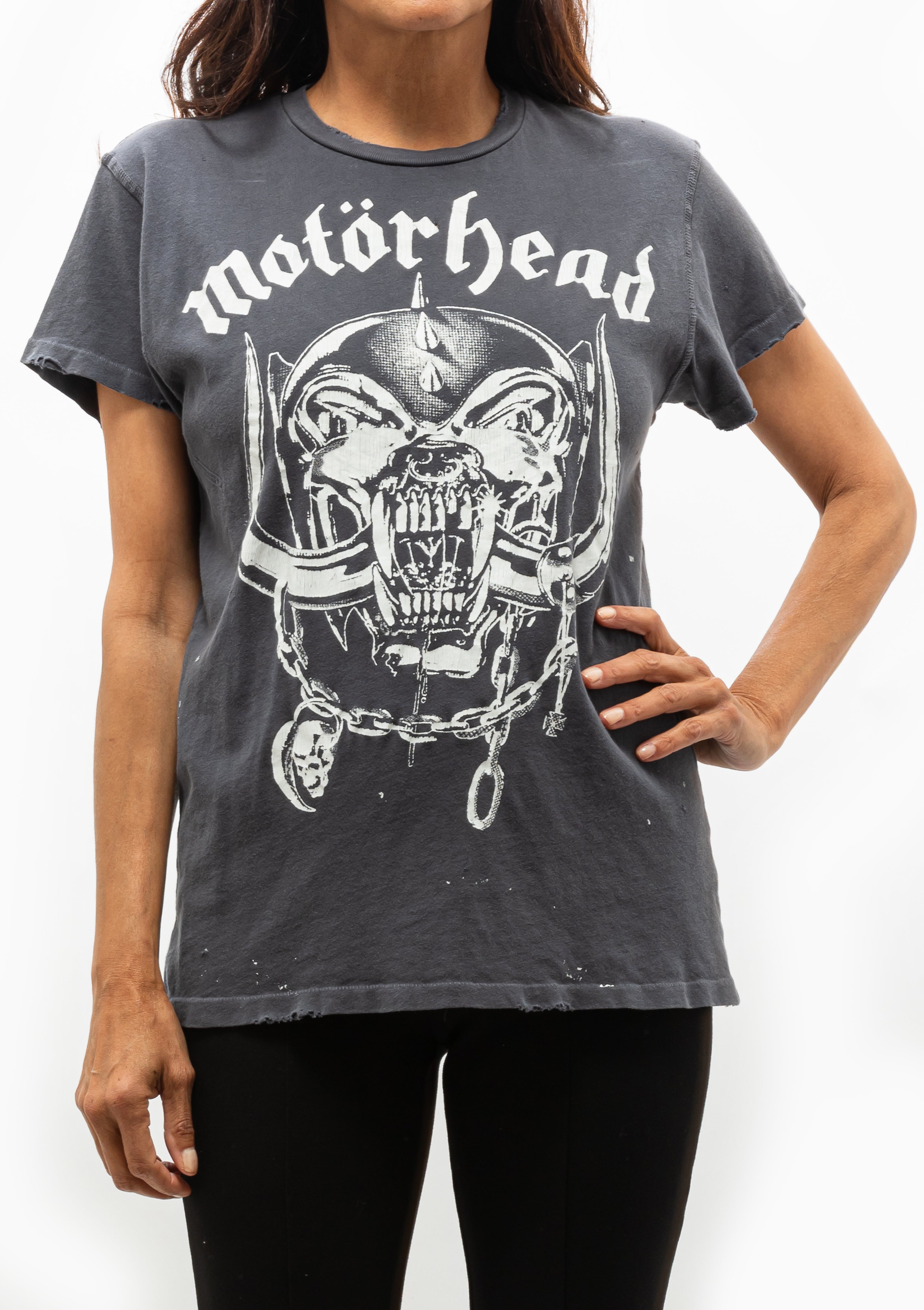 Madeworn Motorhead Crew Tee - Vintage Navy - Available at Diani Boutique.