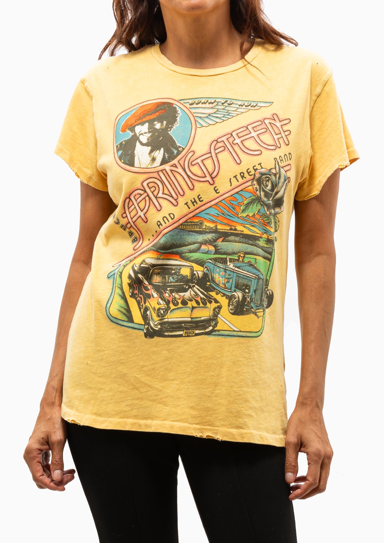 Bruce Springsteen Crew Tee | Lemon