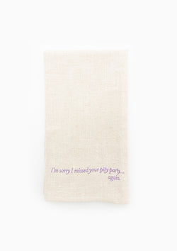 Pity Party Kitchen Towel