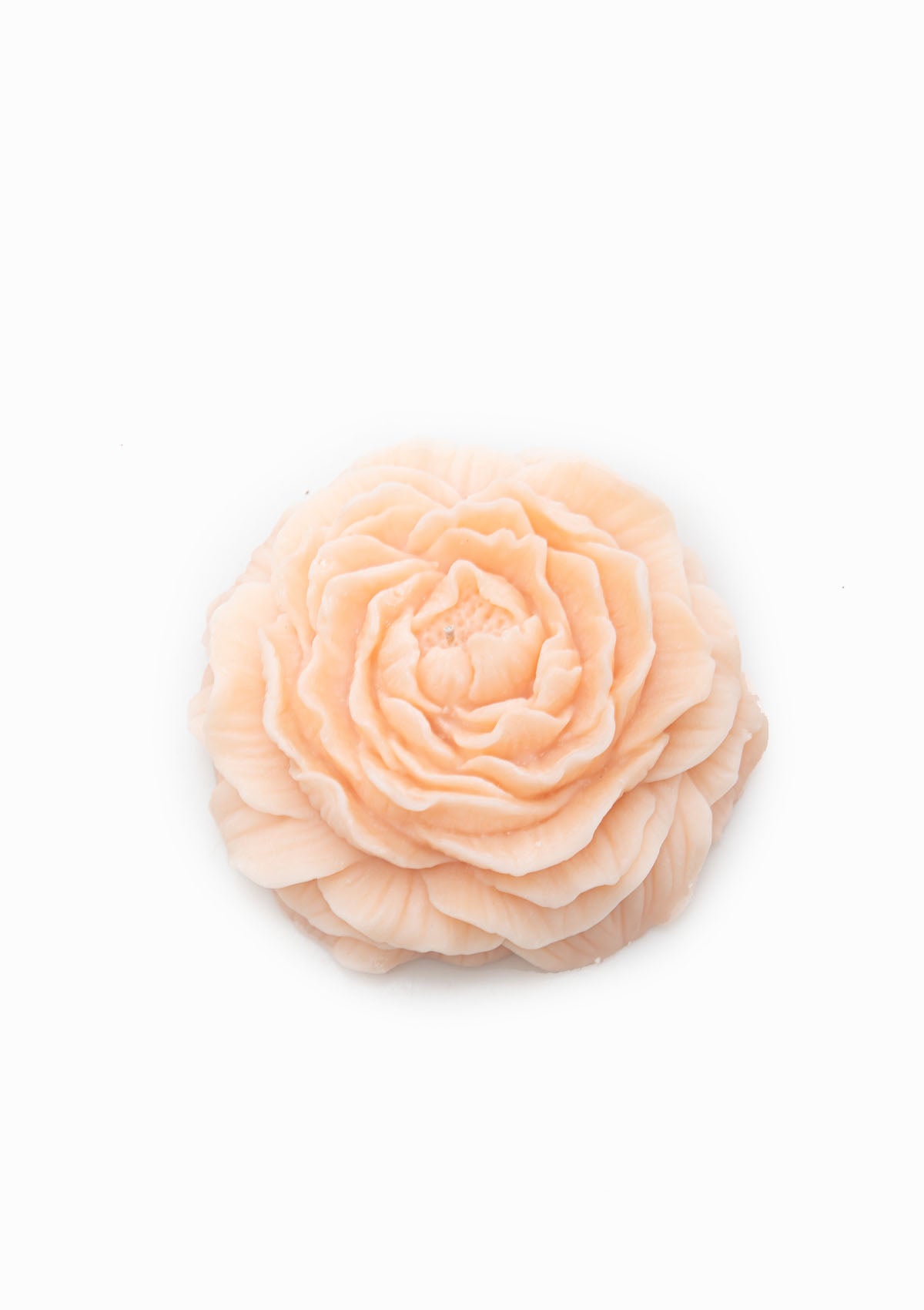 Medium Peony Candle | Peach