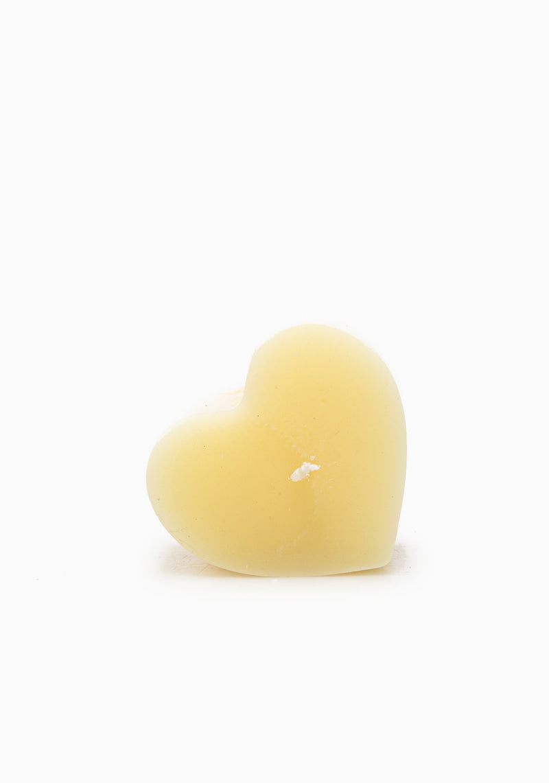 Mini Heart Candle | Ivory
