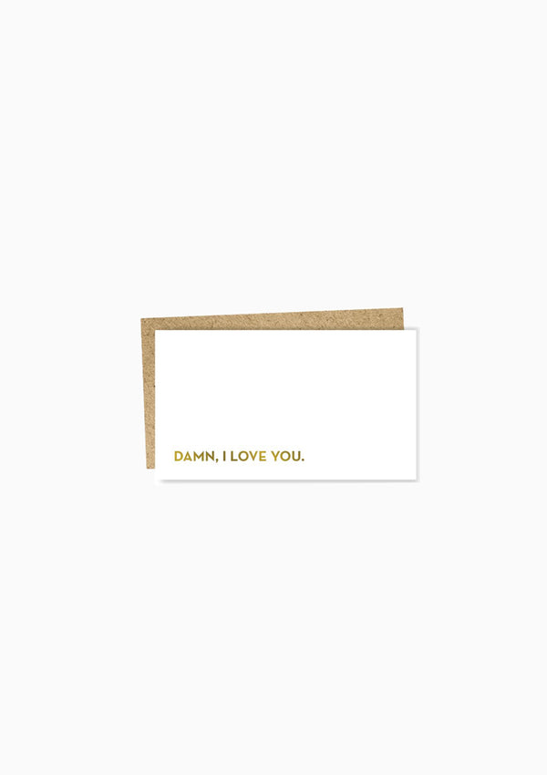 Mini, I Love You Greeting Card