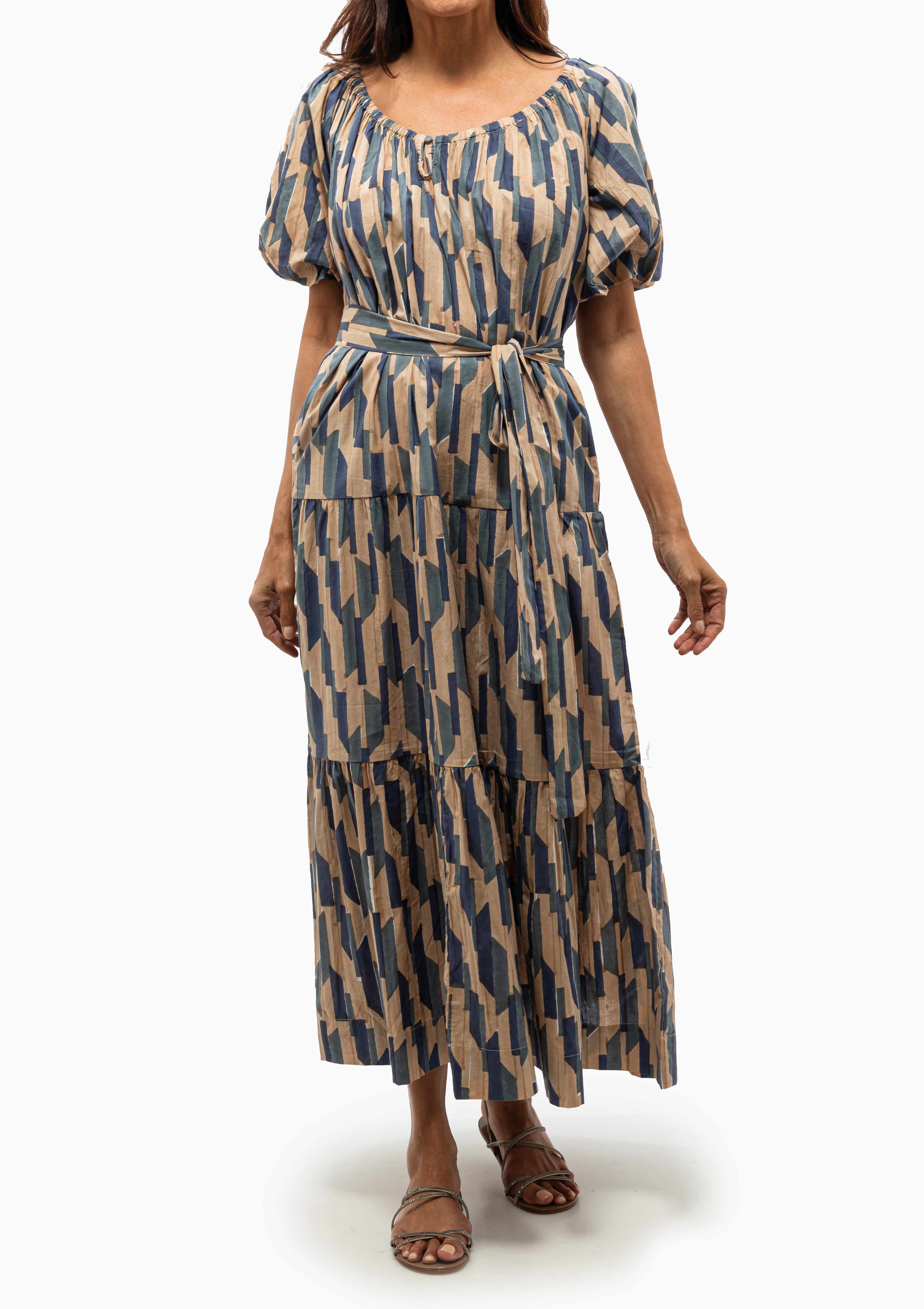 Capri Dress | Cerulean Rainfall