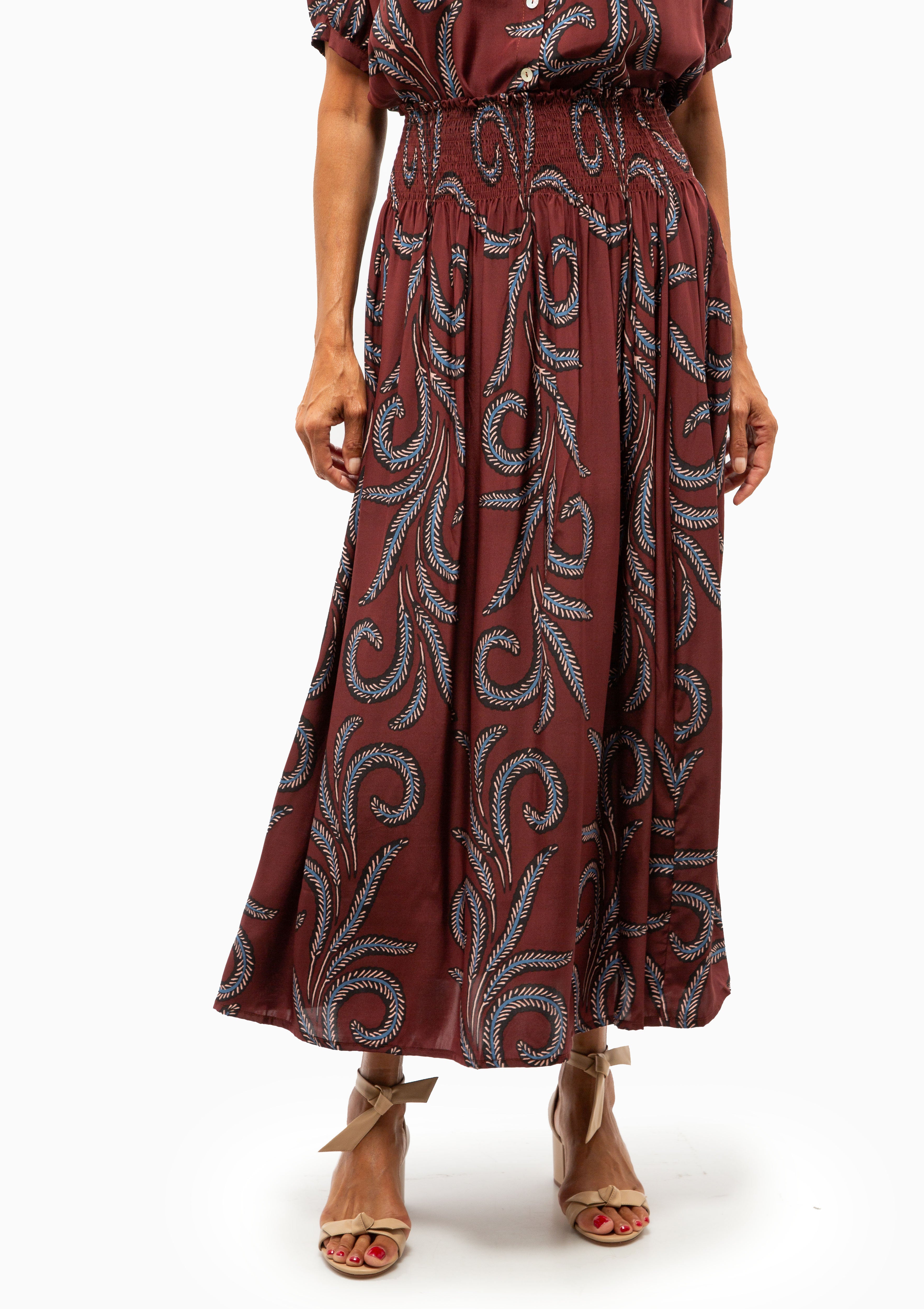 Bella Skirt | Feather Bordeaux