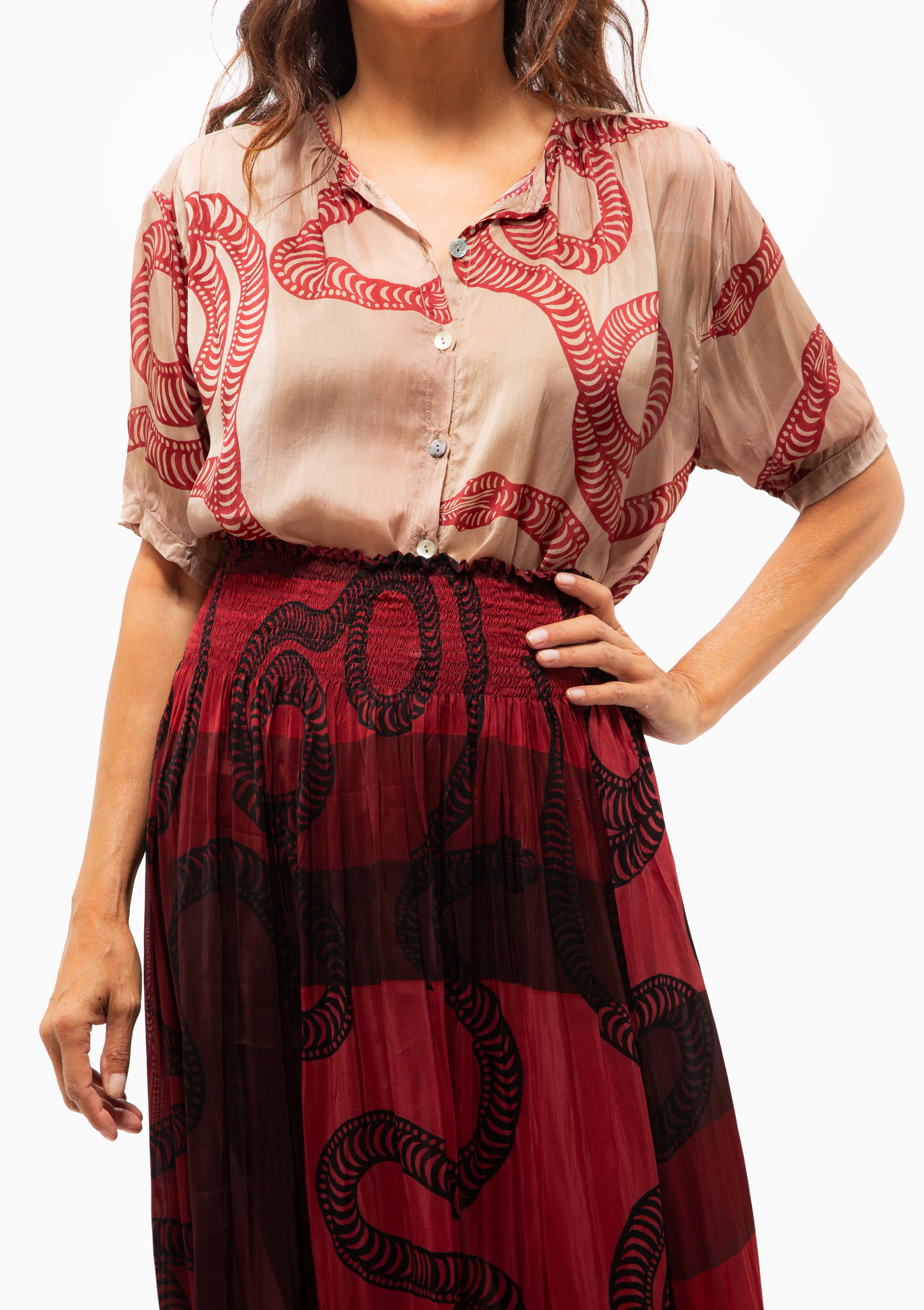 Violet Top | Ament Snake Bone