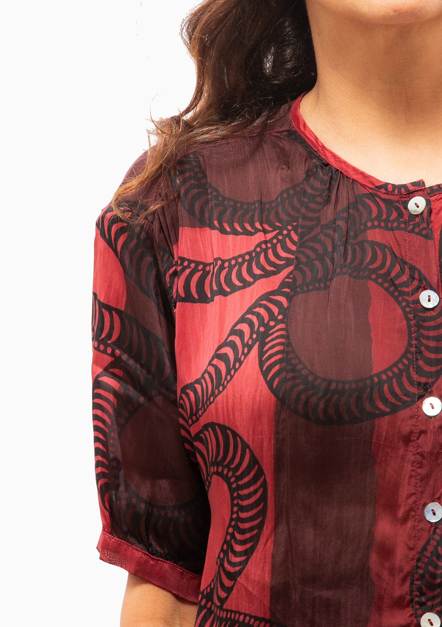 Violet Top | Ament Snake Oxblood