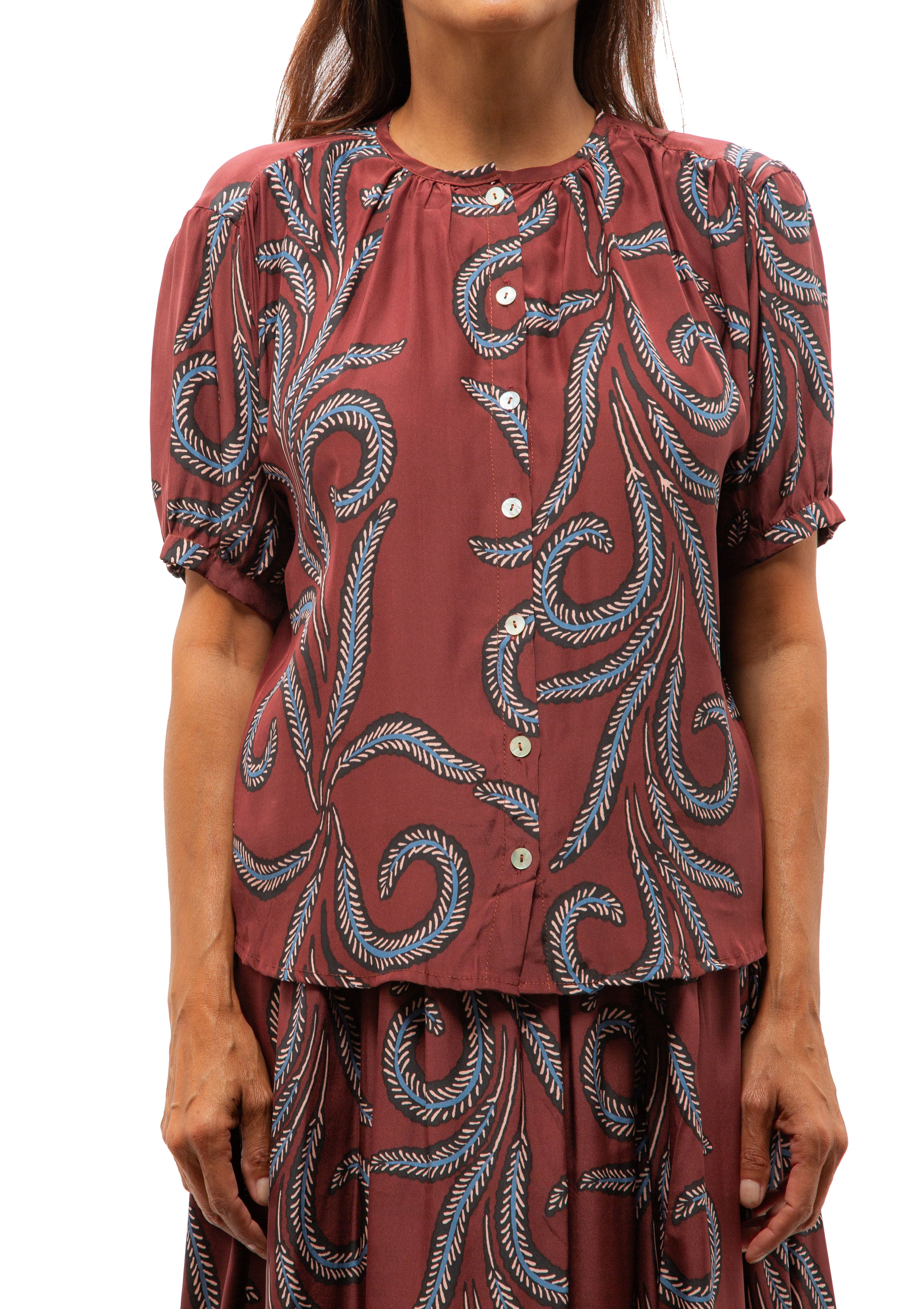 Violet Top | Feather Bordeaux