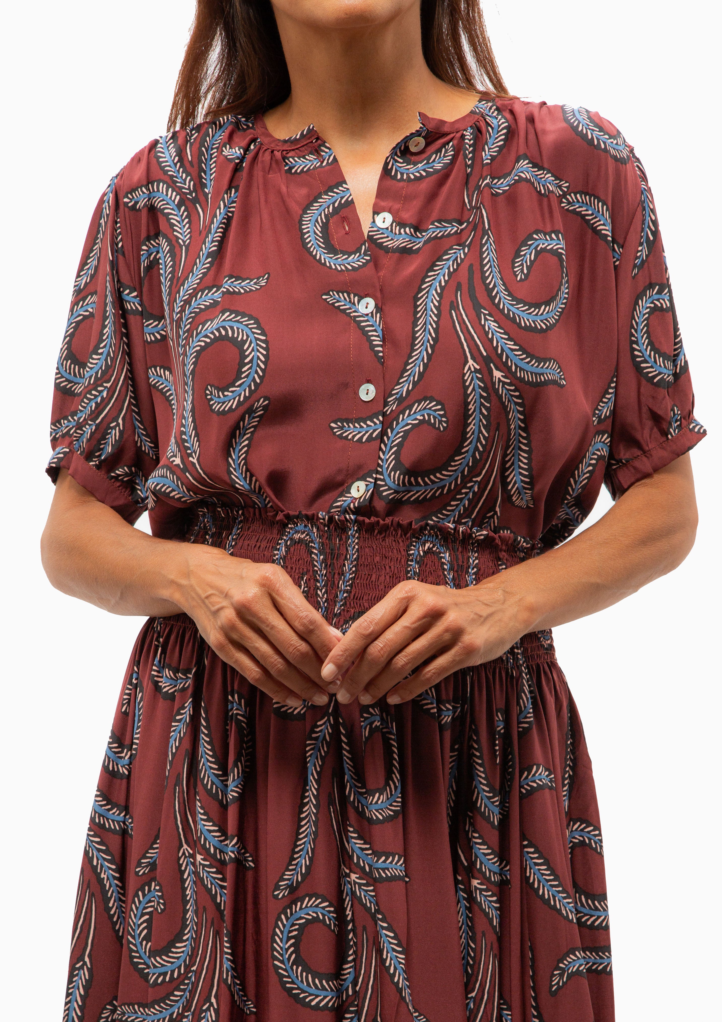 Violet Top | Feather Bordeaux
