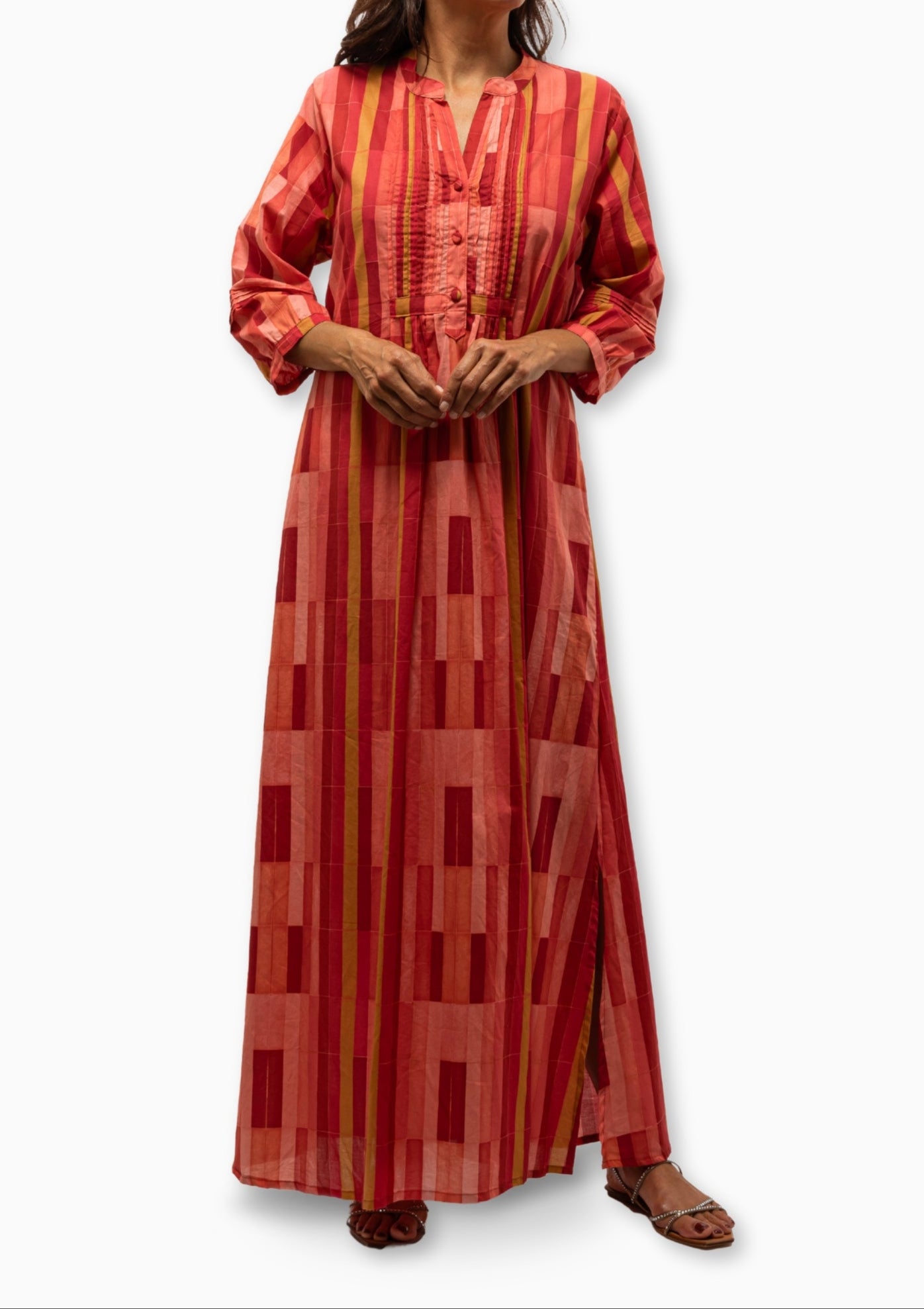 Sammie Maxi | Sea Glass Cotton Coral