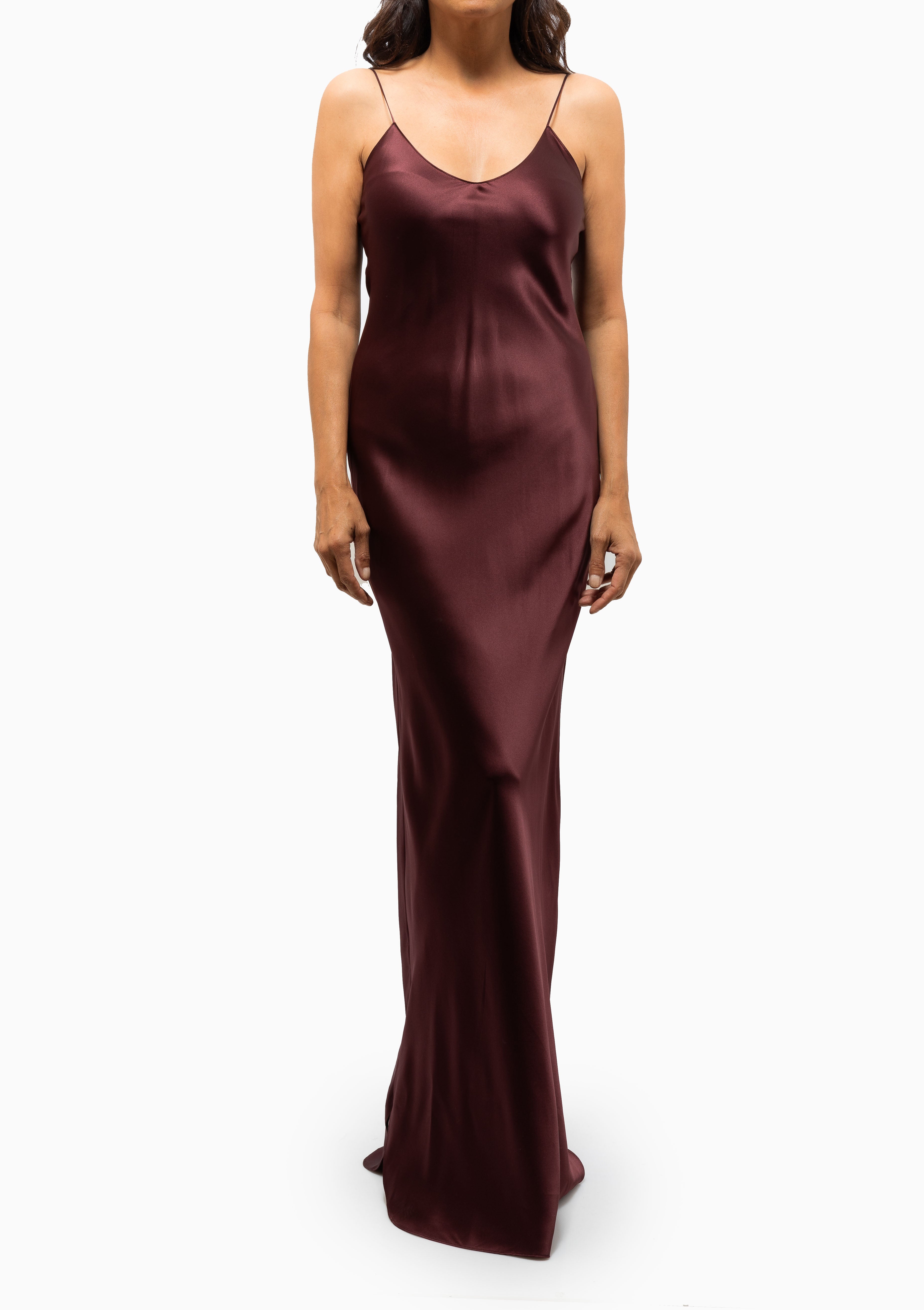 Cami Gown | Claret