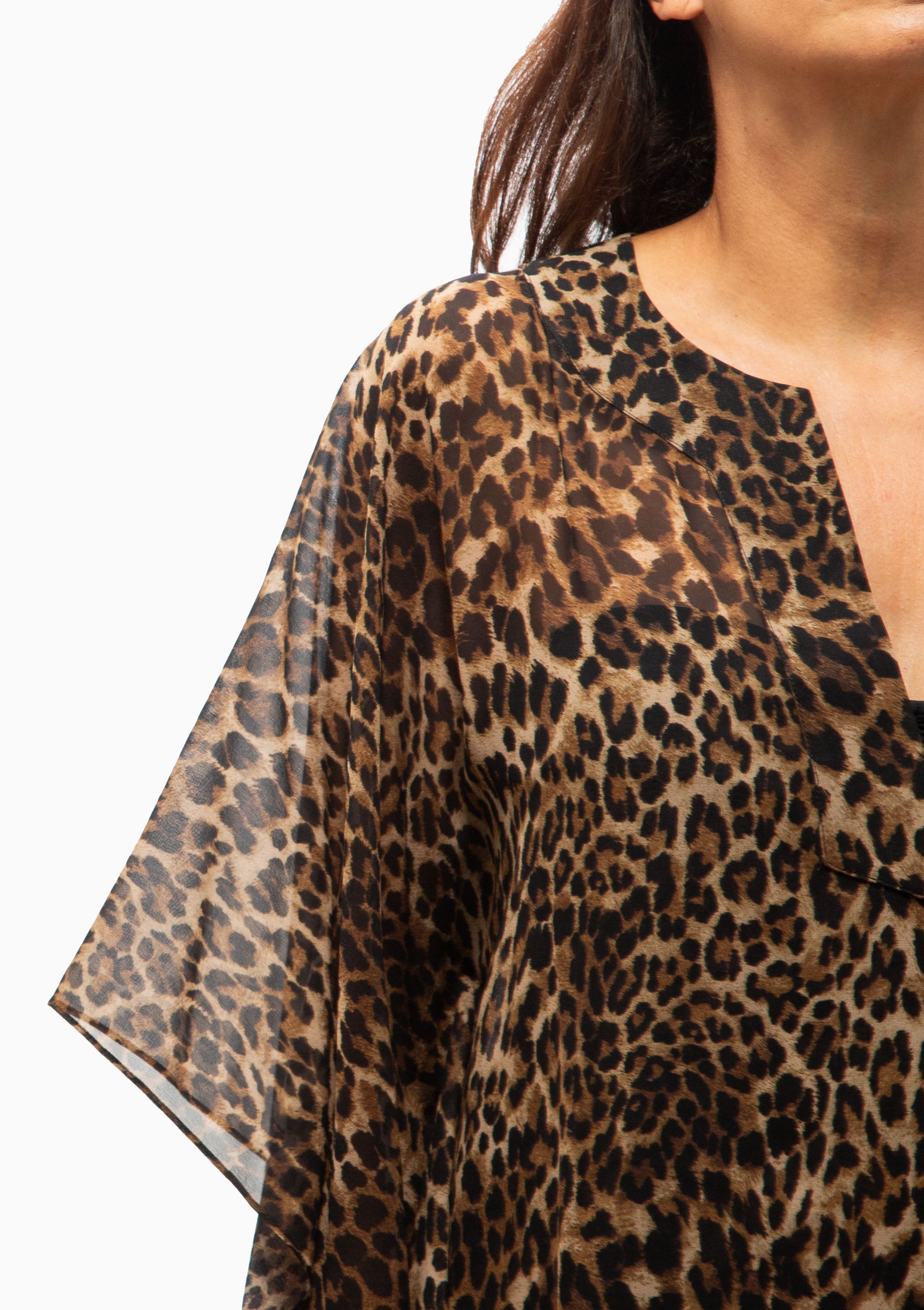 Erica Caftan | Vintage Leopard Print