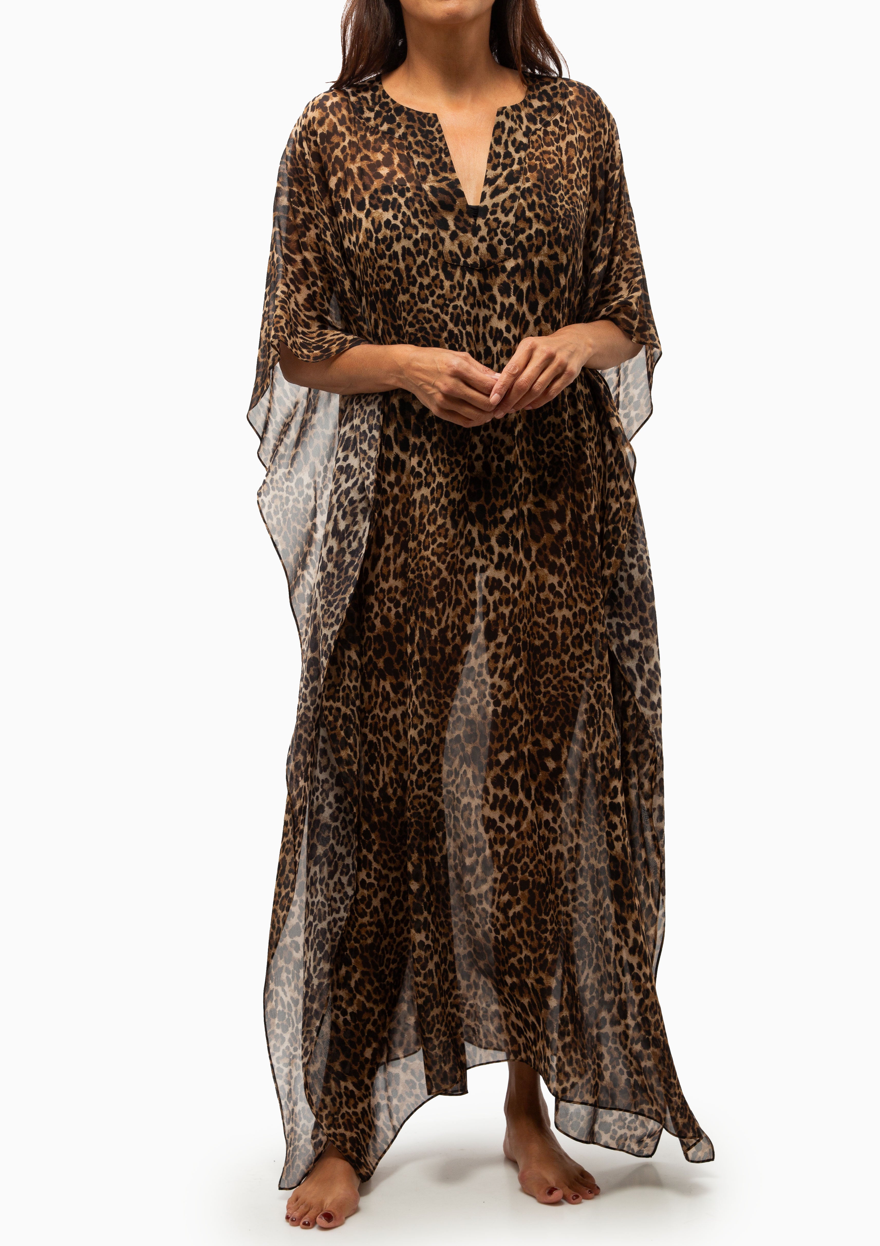 Erica Caftan | Vintage Leopard Print