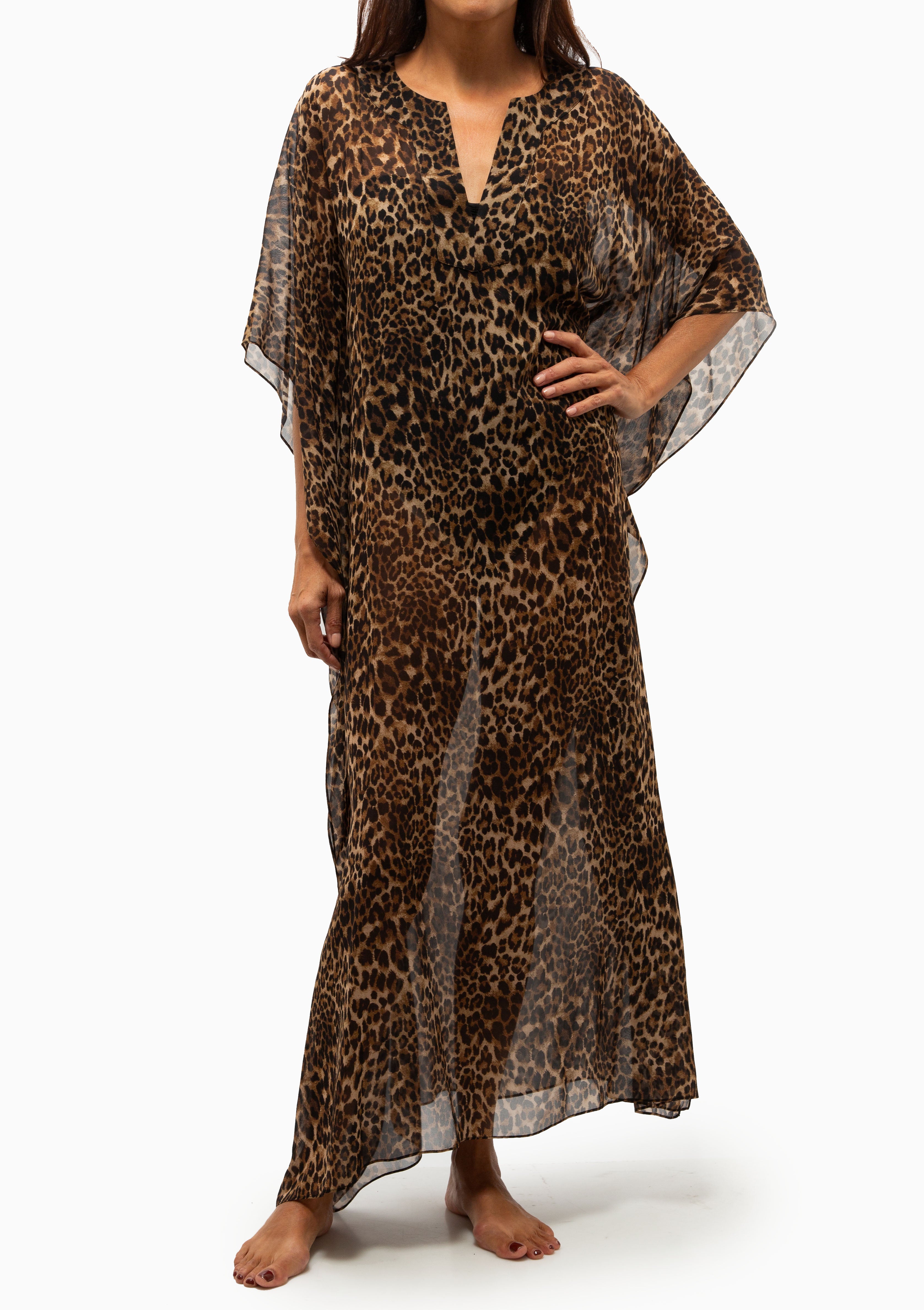 Erica Caftan | Vintage Leopard Print