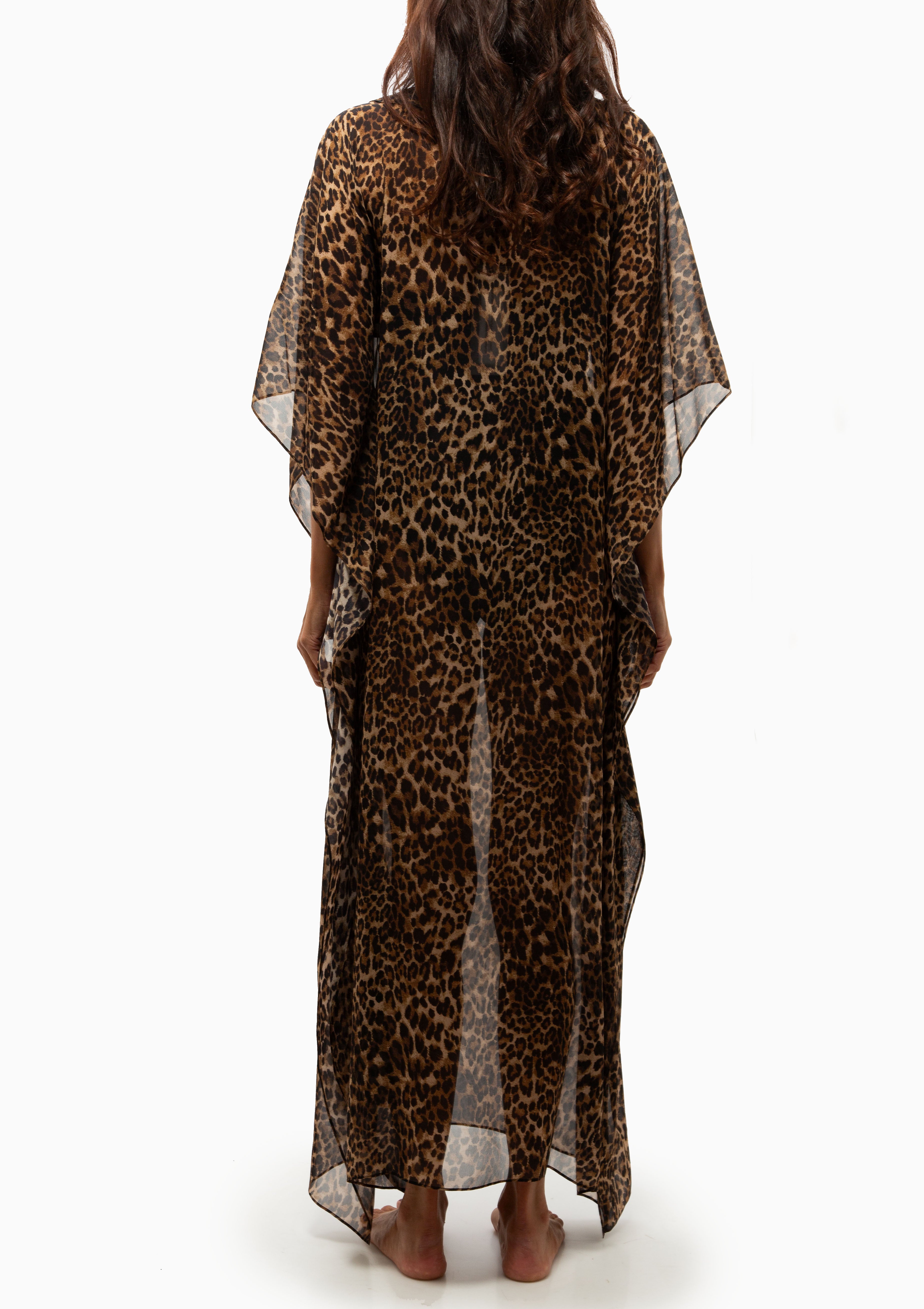 Erica Caftan | Vintage Leopard Print