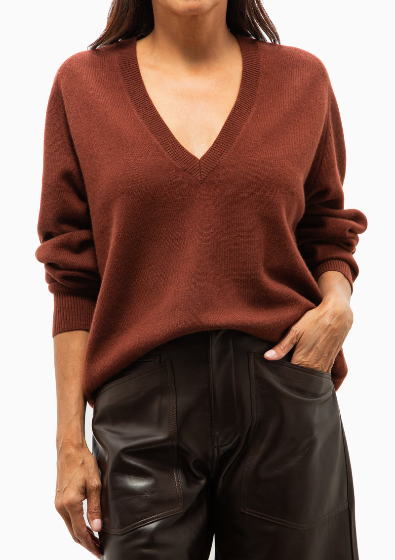 Feron Sweater | Dark Rust main image 0
