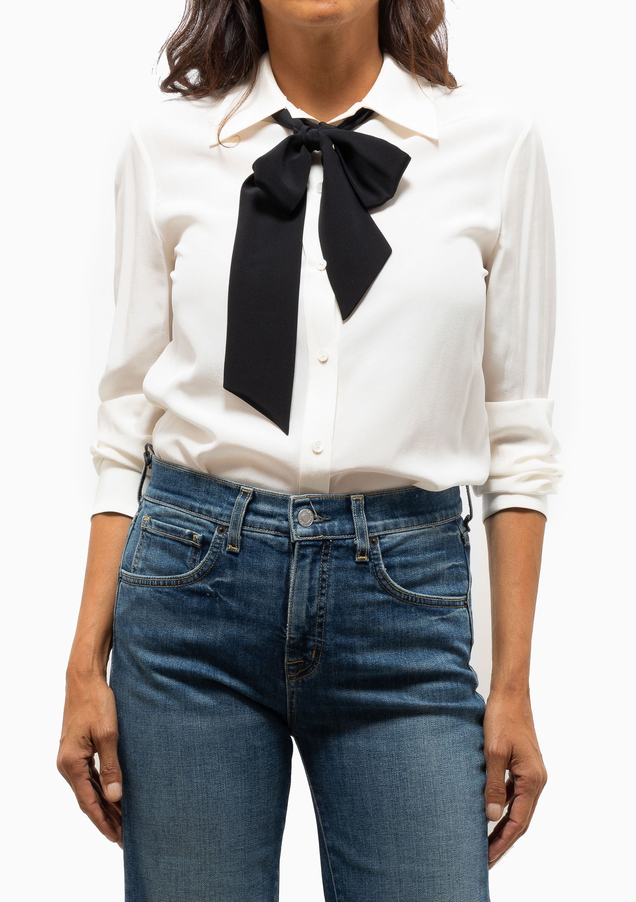 Hanford Shirt | Ivory/Black