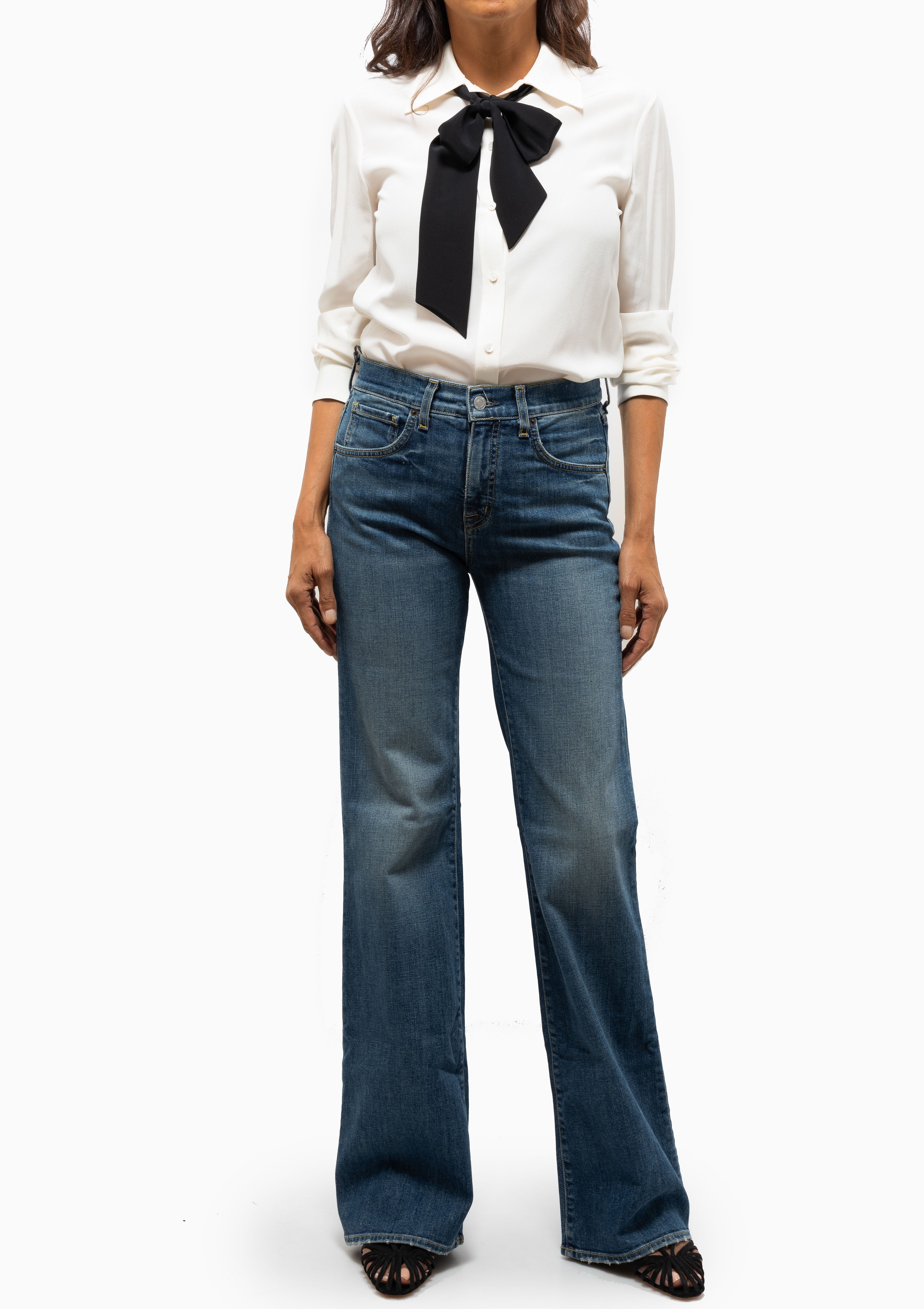 Hanford Shirt | Ivory/Black