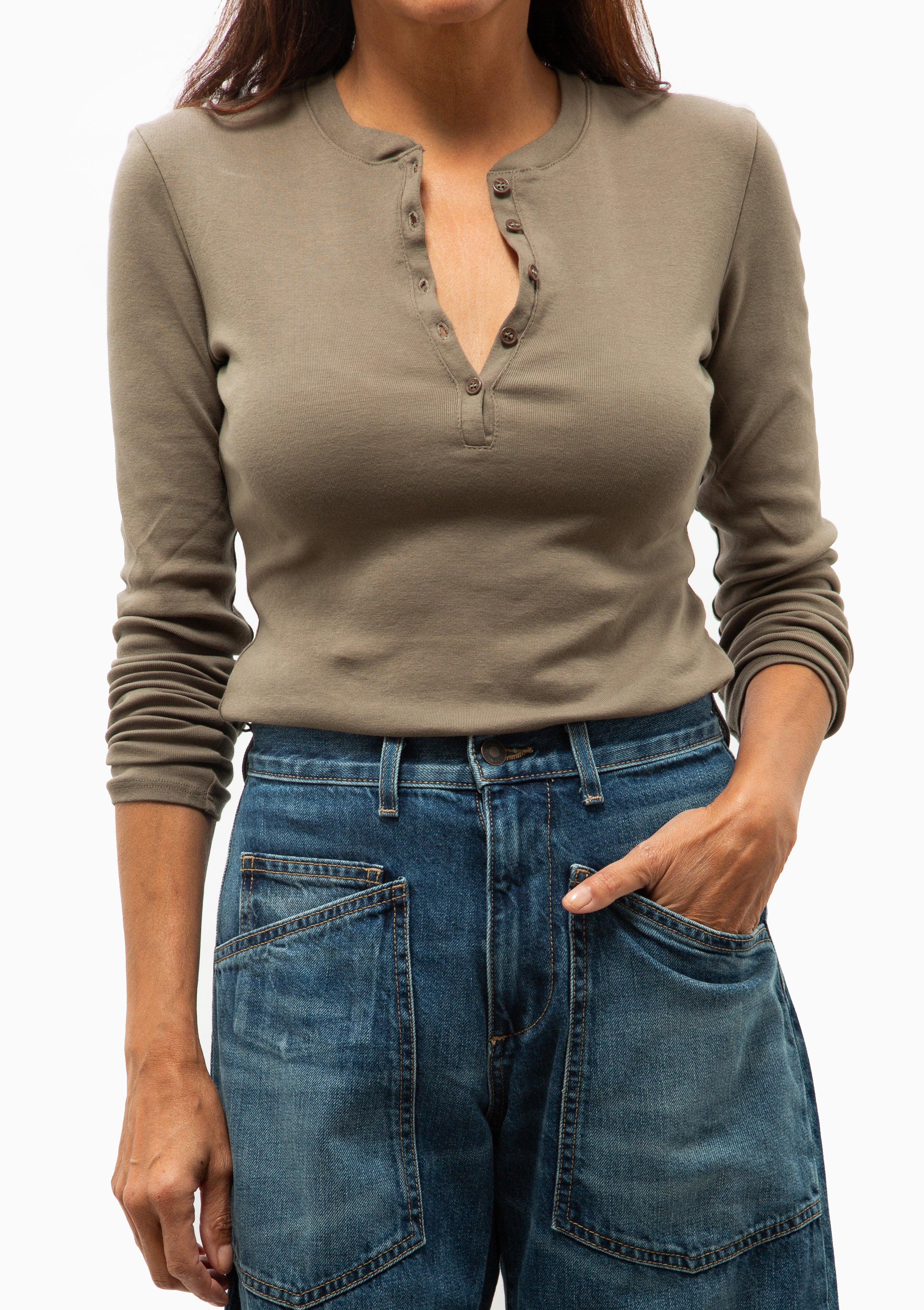 Jordan Henley Tee | Army Grey