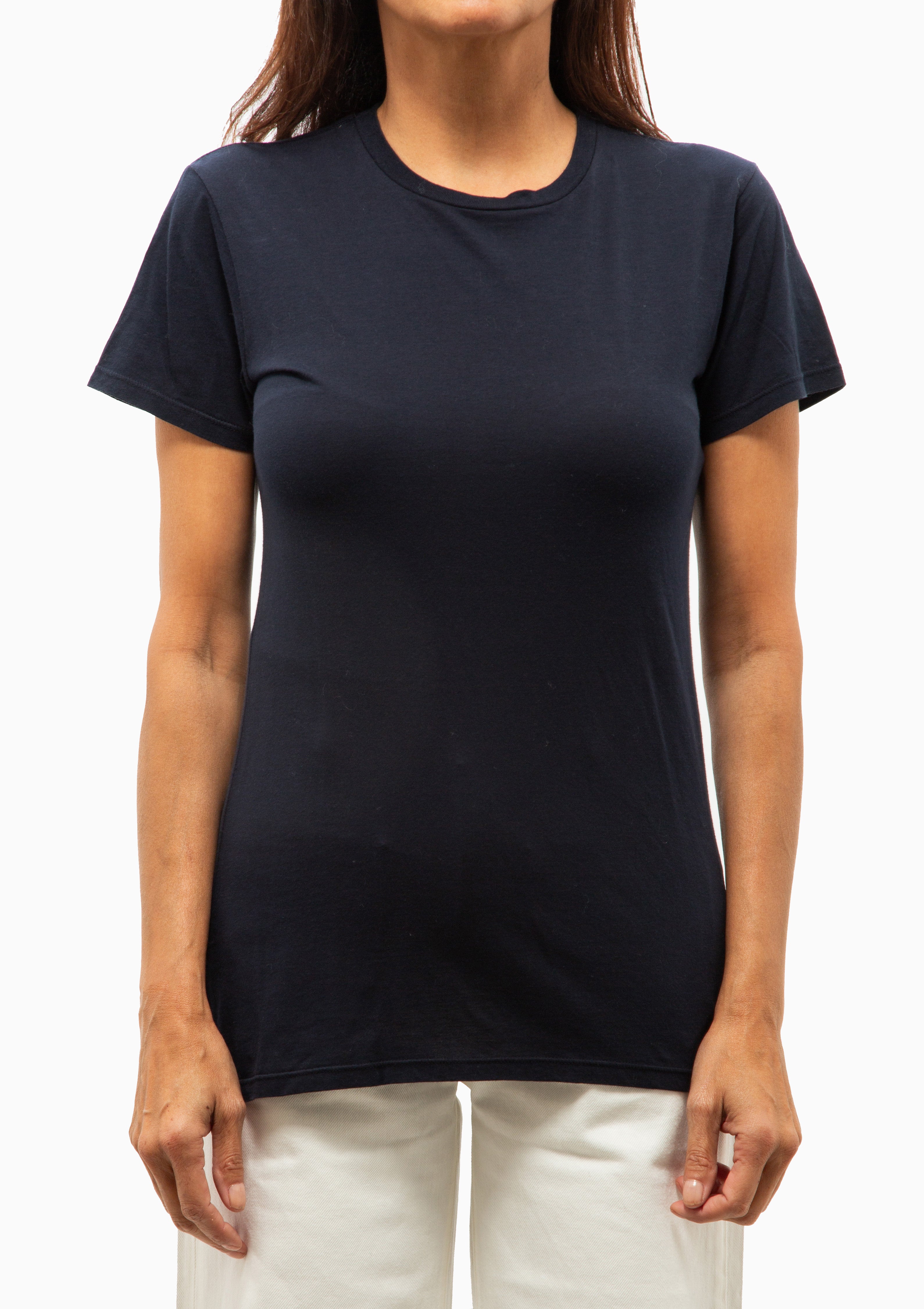 Lana Crewneck Tee | Midnight