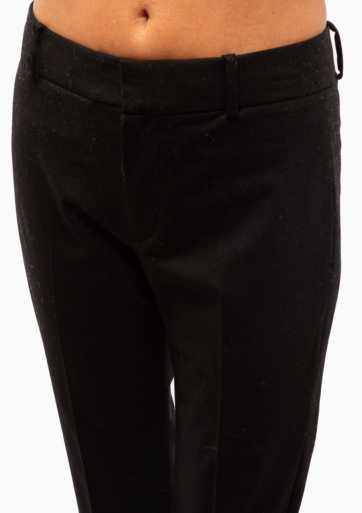 Lino Skinny Pant | Black