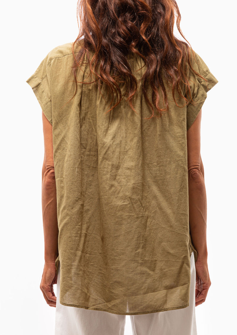 Normandy Blouse | Olive Green