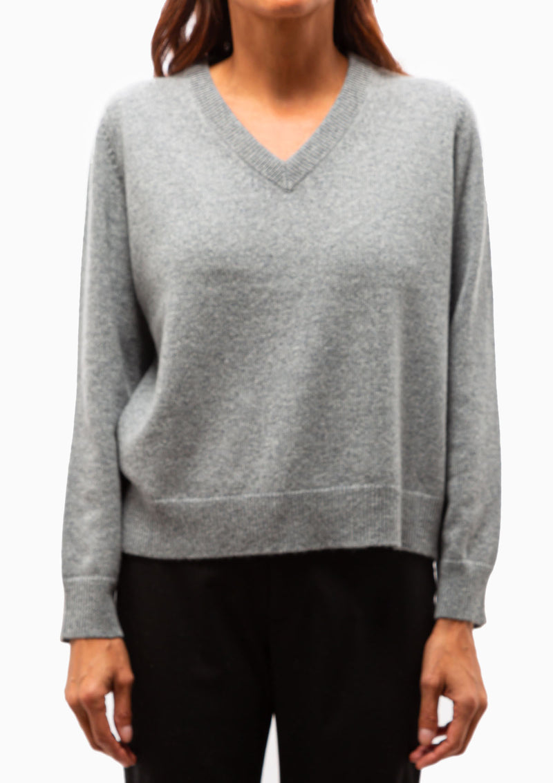 Priya Sweater | Medium Grey Melange