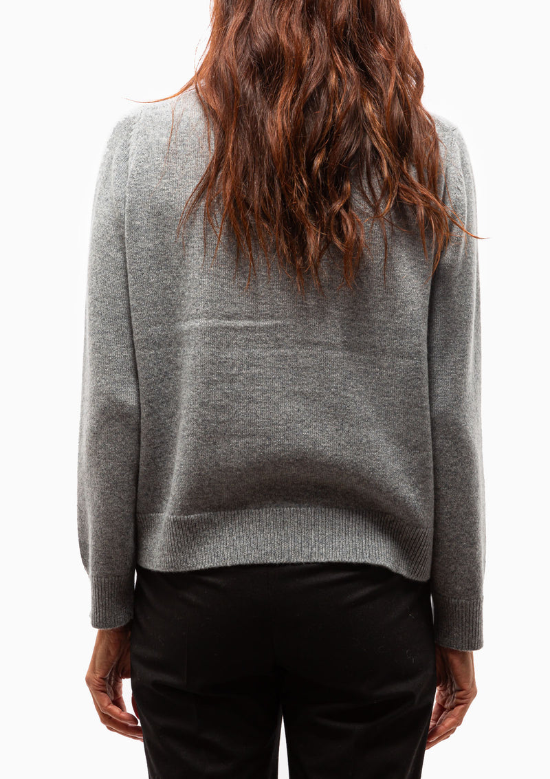 Priya Sweater | Medium Grey Melange