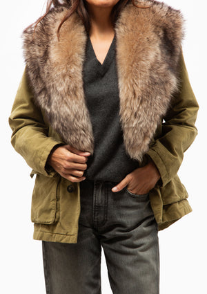 Ronay Parka in Olive Green