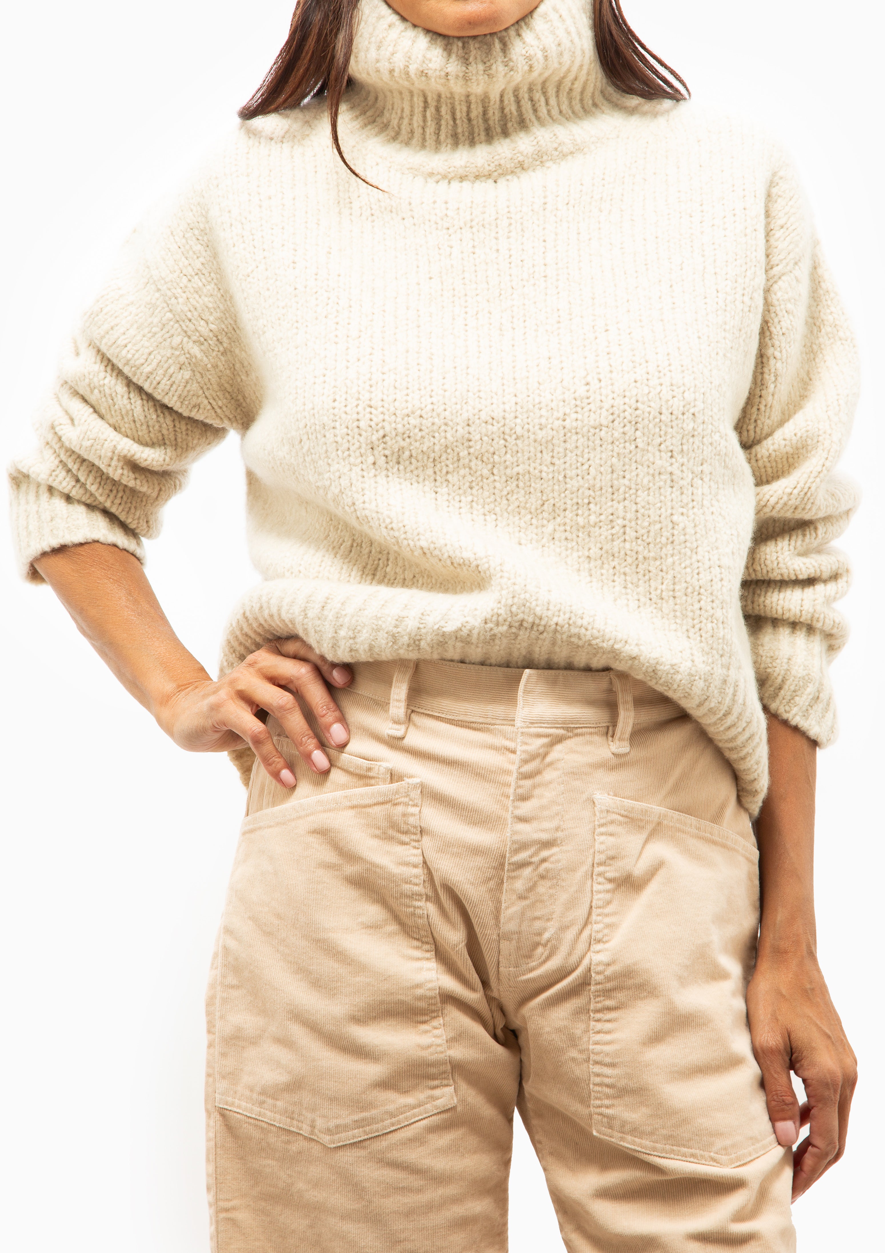 Tabitha Sweater | Beige Melange