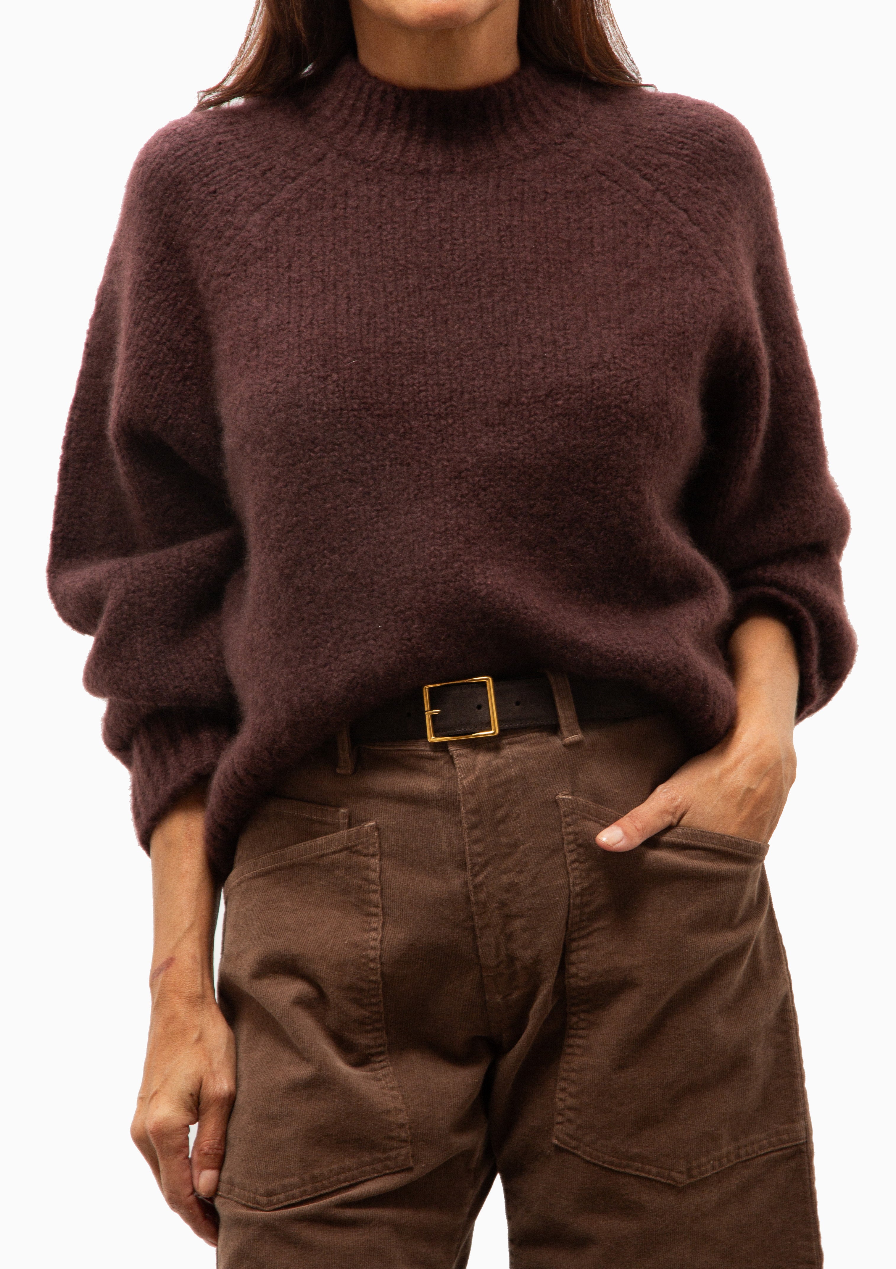 Tomaso Sweater | Burgandy