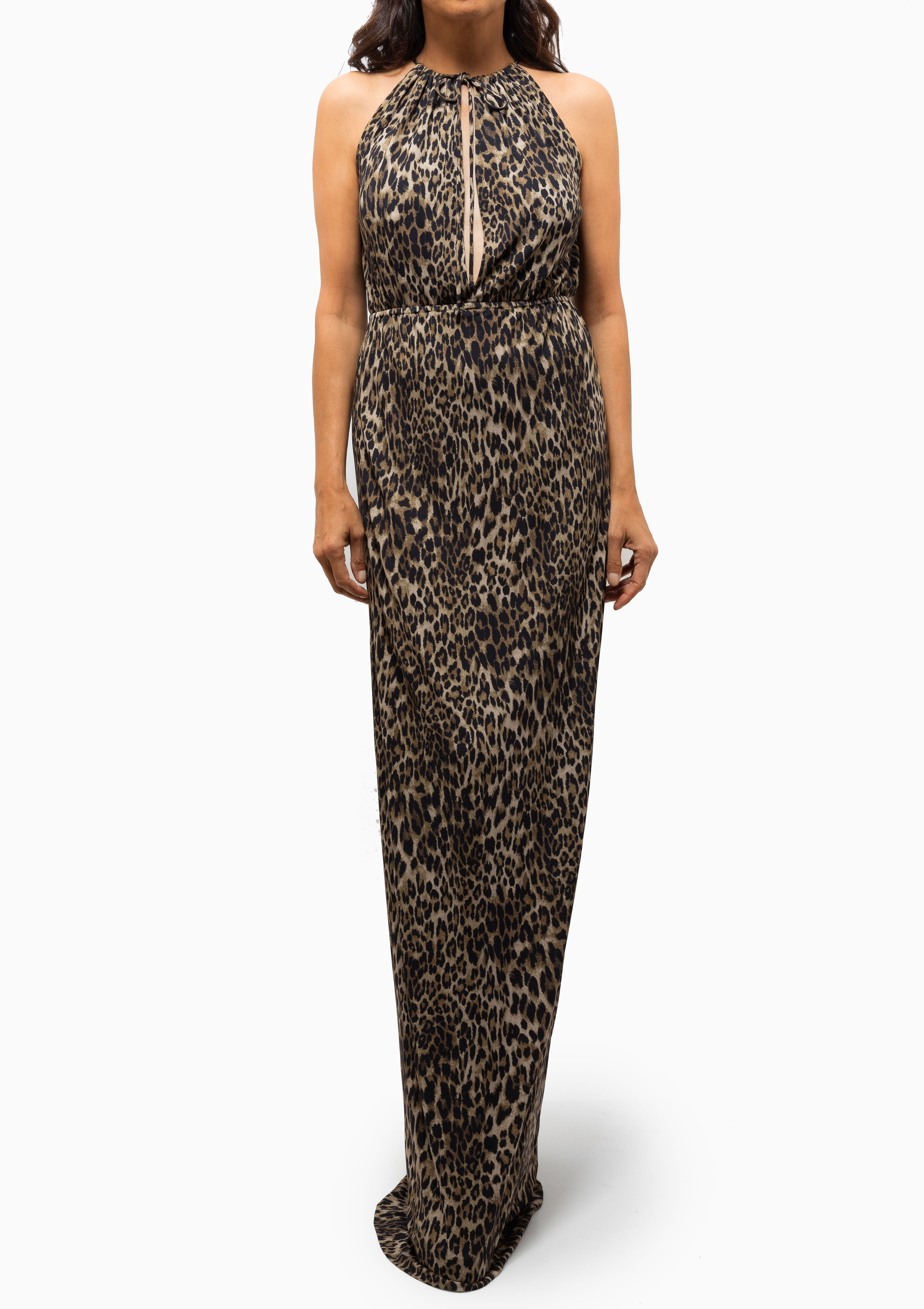 Vesper Dress | Vintage Leopard Print
