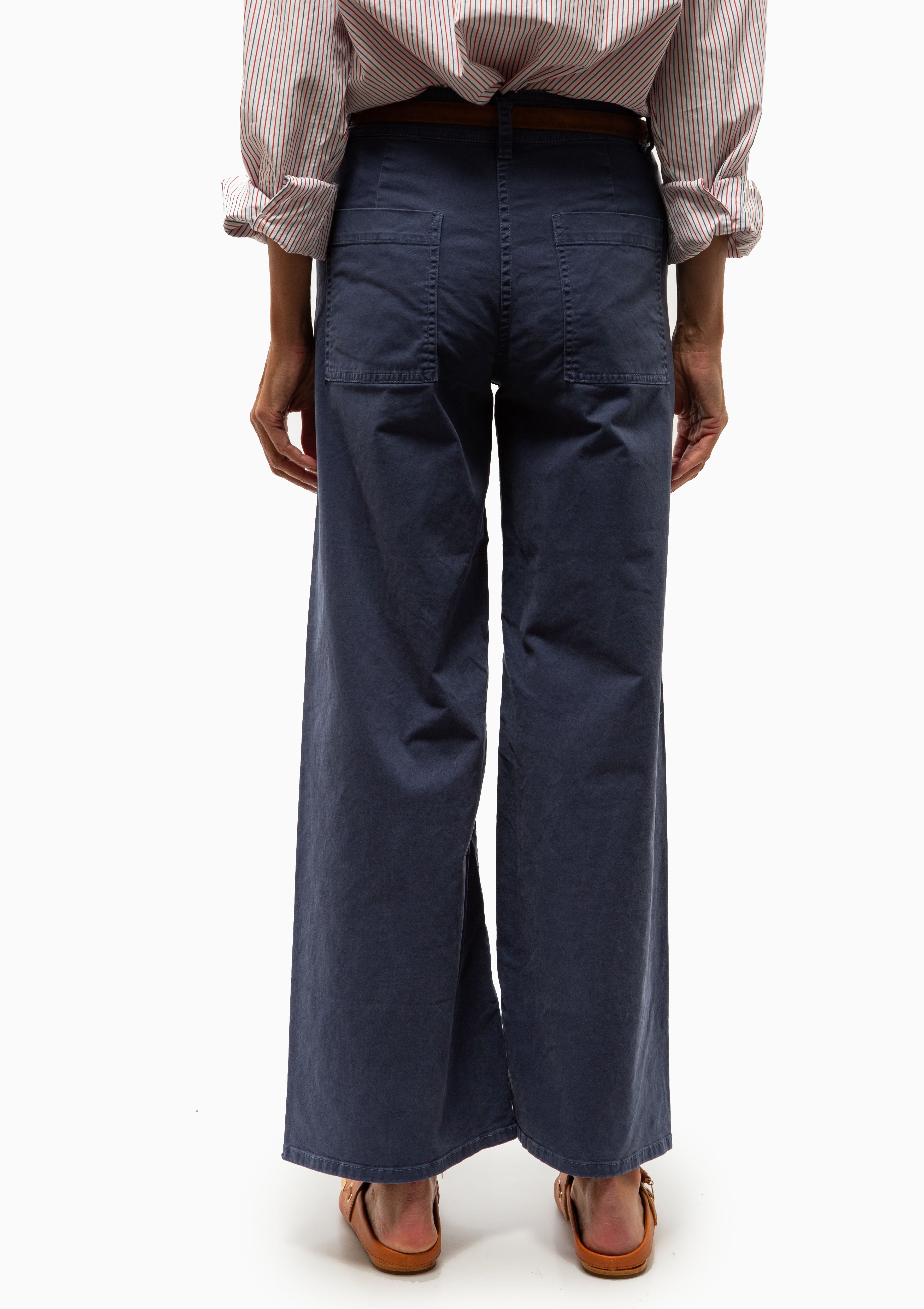 Megan Pant | Vintage Washed French Navy