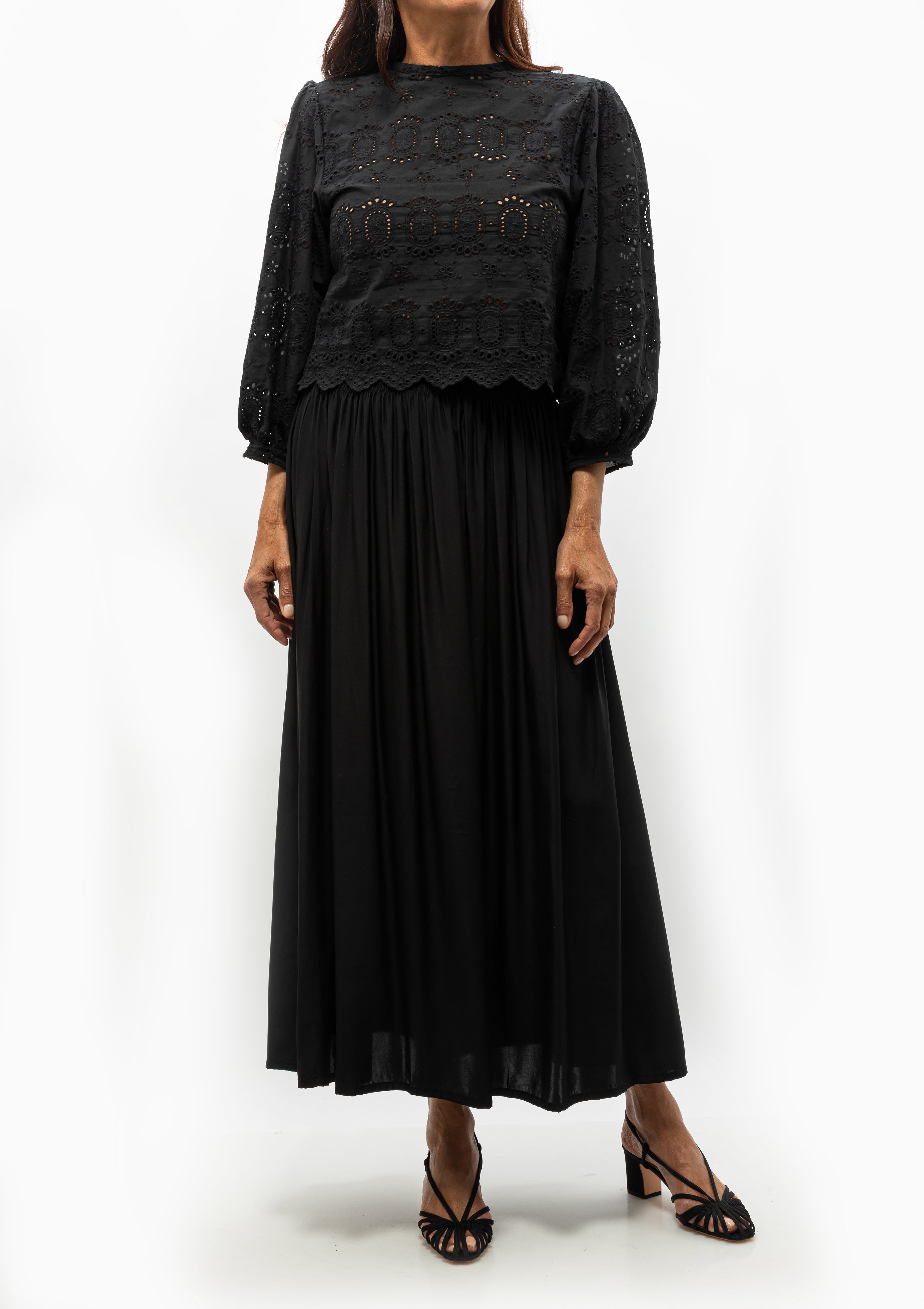 Chic and versatile Bella Silk Skirt by Natalie Martin, available exclusively at Diani Boutique.