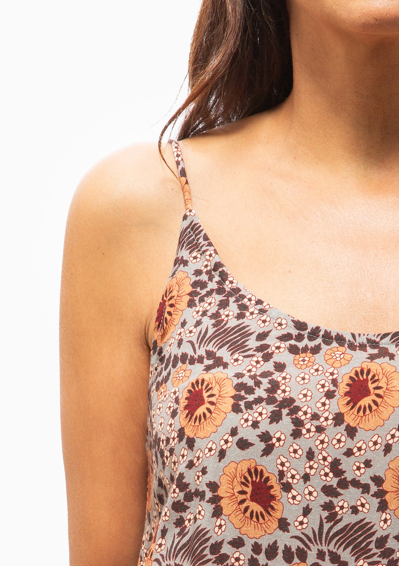 Heather Maxi | Vintage Flowers Slate